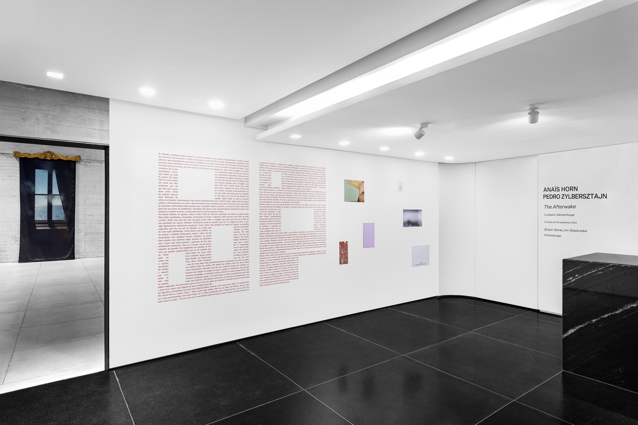 The Afterwake, Installation View