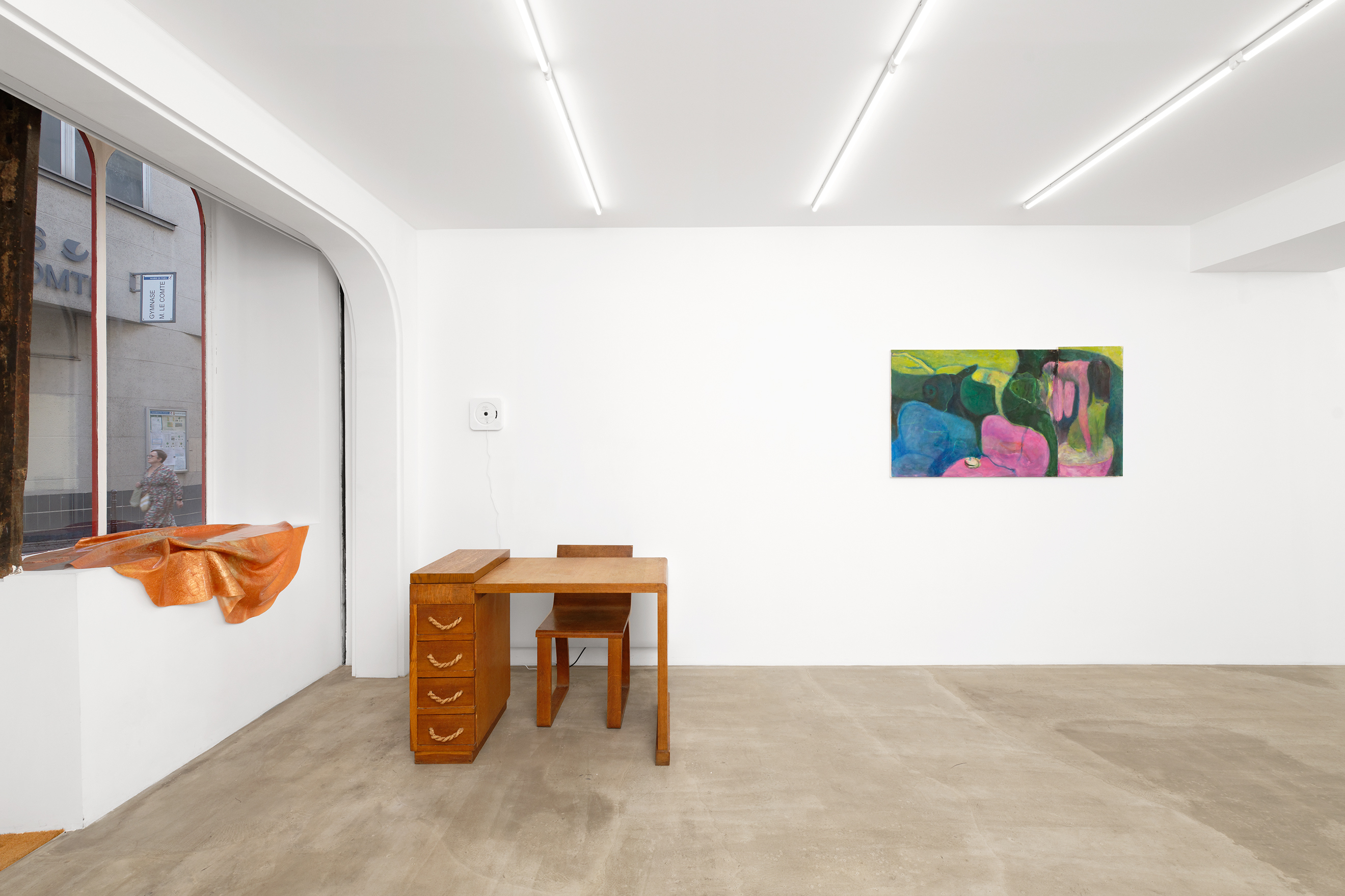 THE CUP OF WATER THAT GIVES ITSELF TO THIRST, 2023, exhibition view, Sans titre, Paris