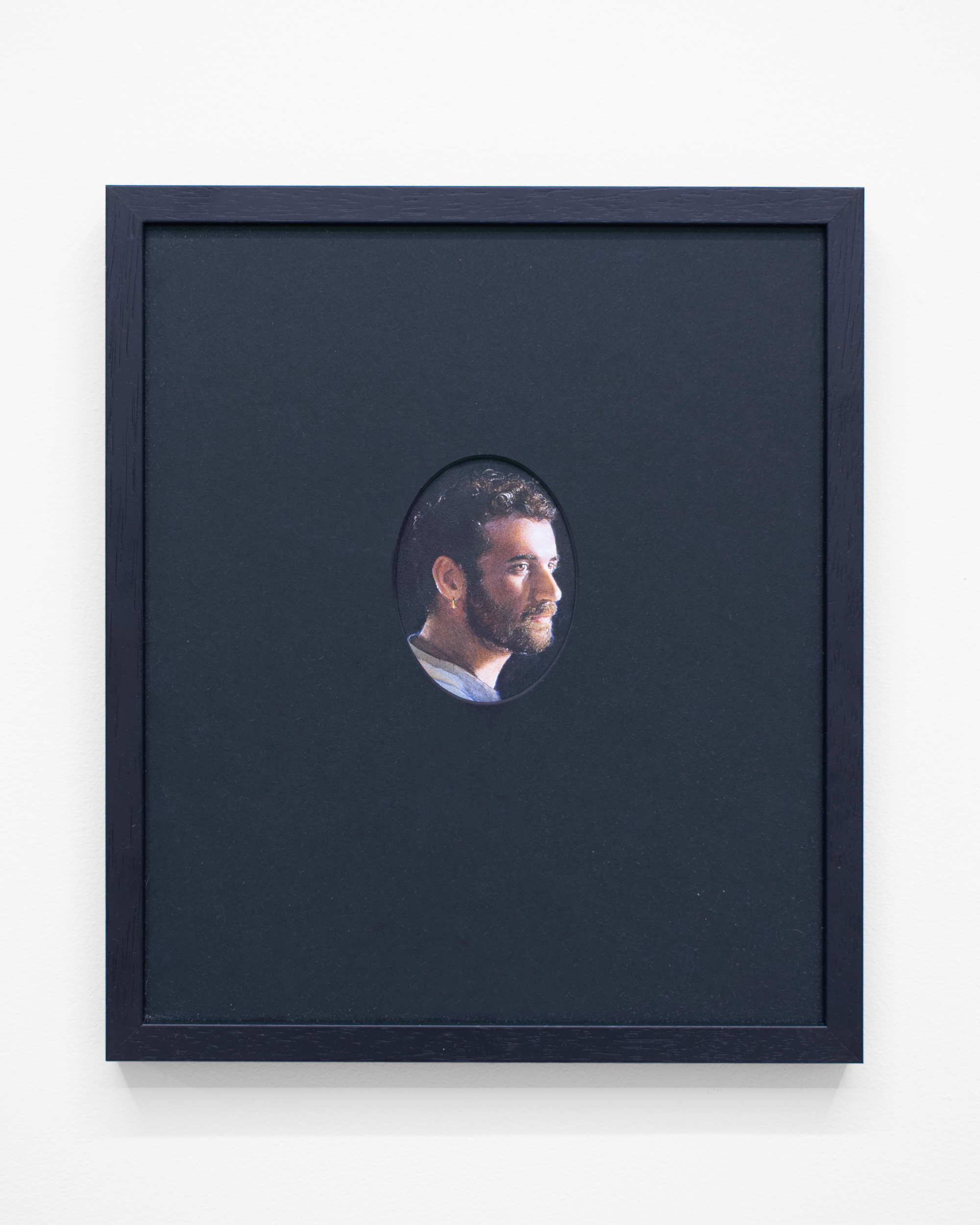 Cameo, watercolour on paper, 34 x 29.5cm (framed), 2023