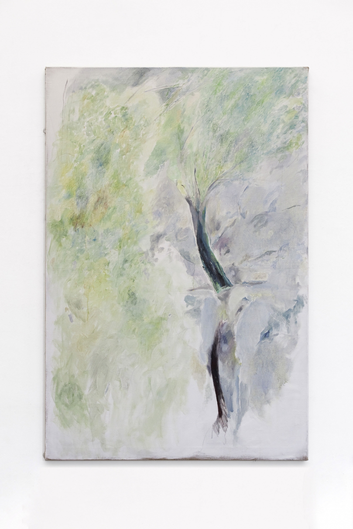 Nino Kapanadze Tree, tree, dry and green, 2022 Oil on linen, 195 × 130 cm Courtesy of the artist and Crèvecœur, Paris. Photo: Alex Kostromin