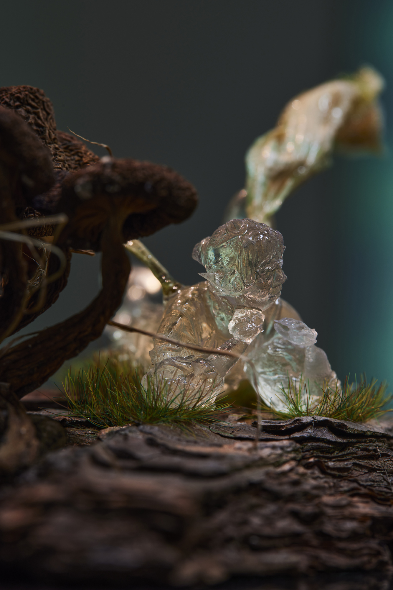 Mushroom meltdown, 2023, mixed media