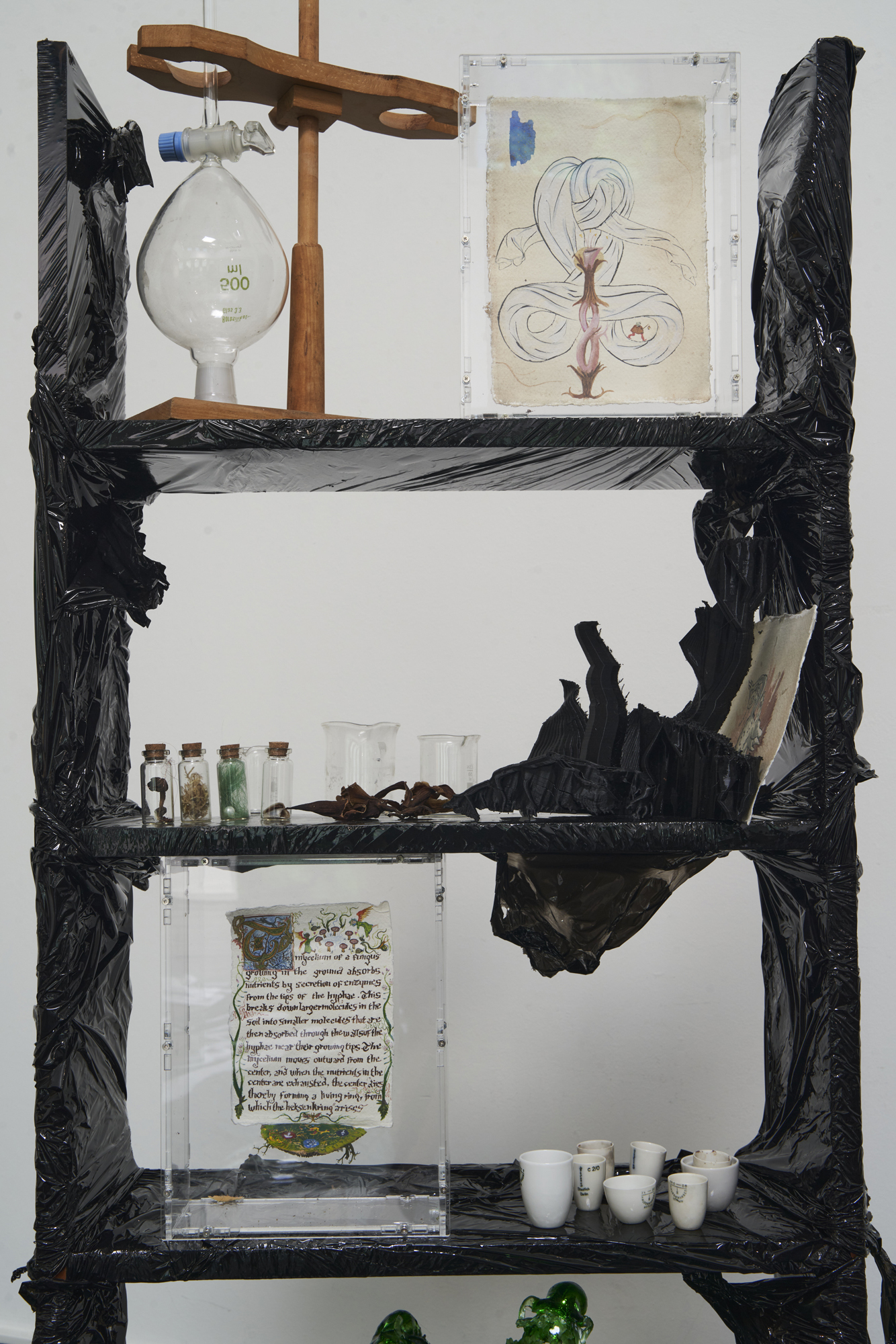 Vielen Dank für die Blumen, Labor, 2023, installation view