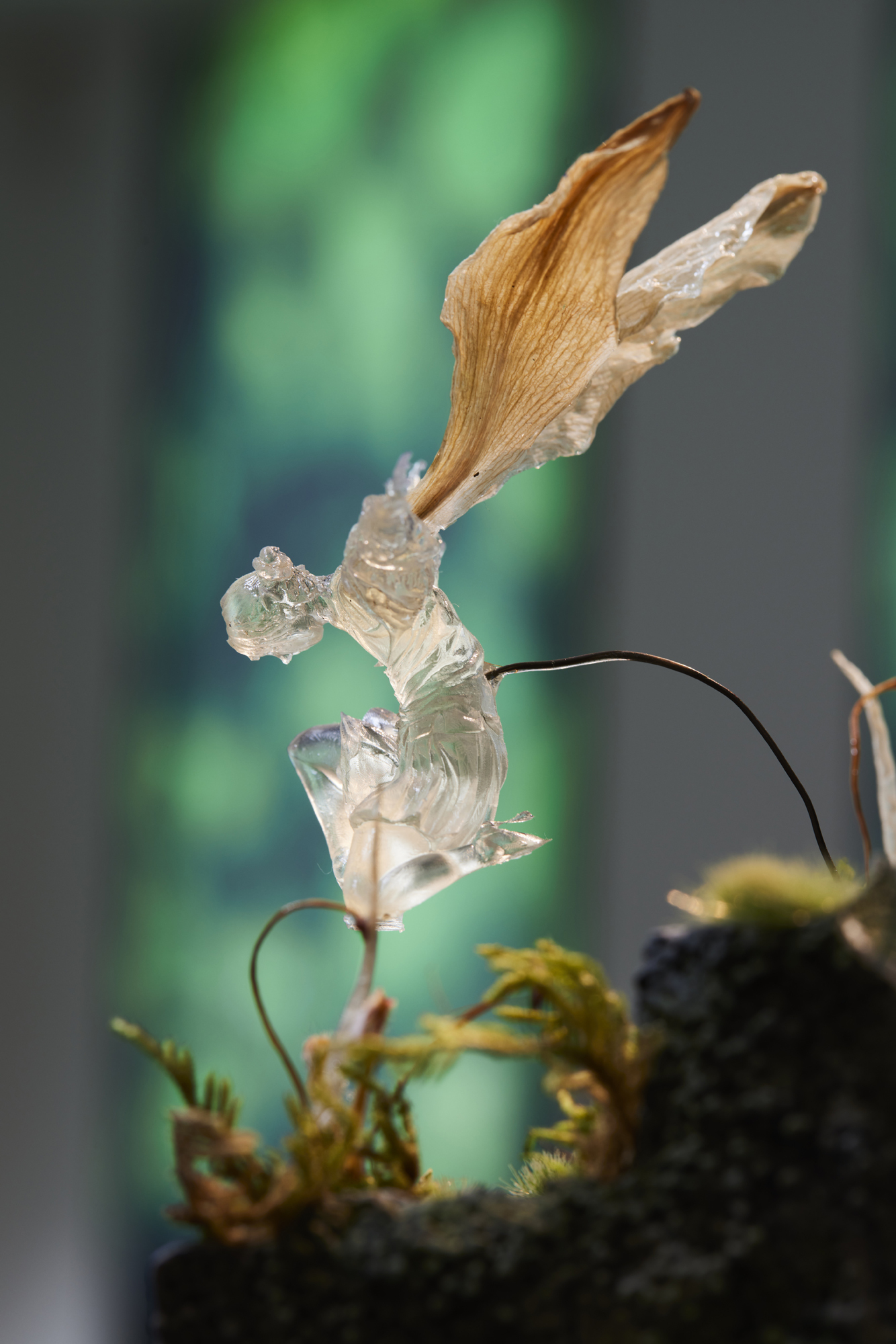 Detail, Rocky dive, 2023, mixed media