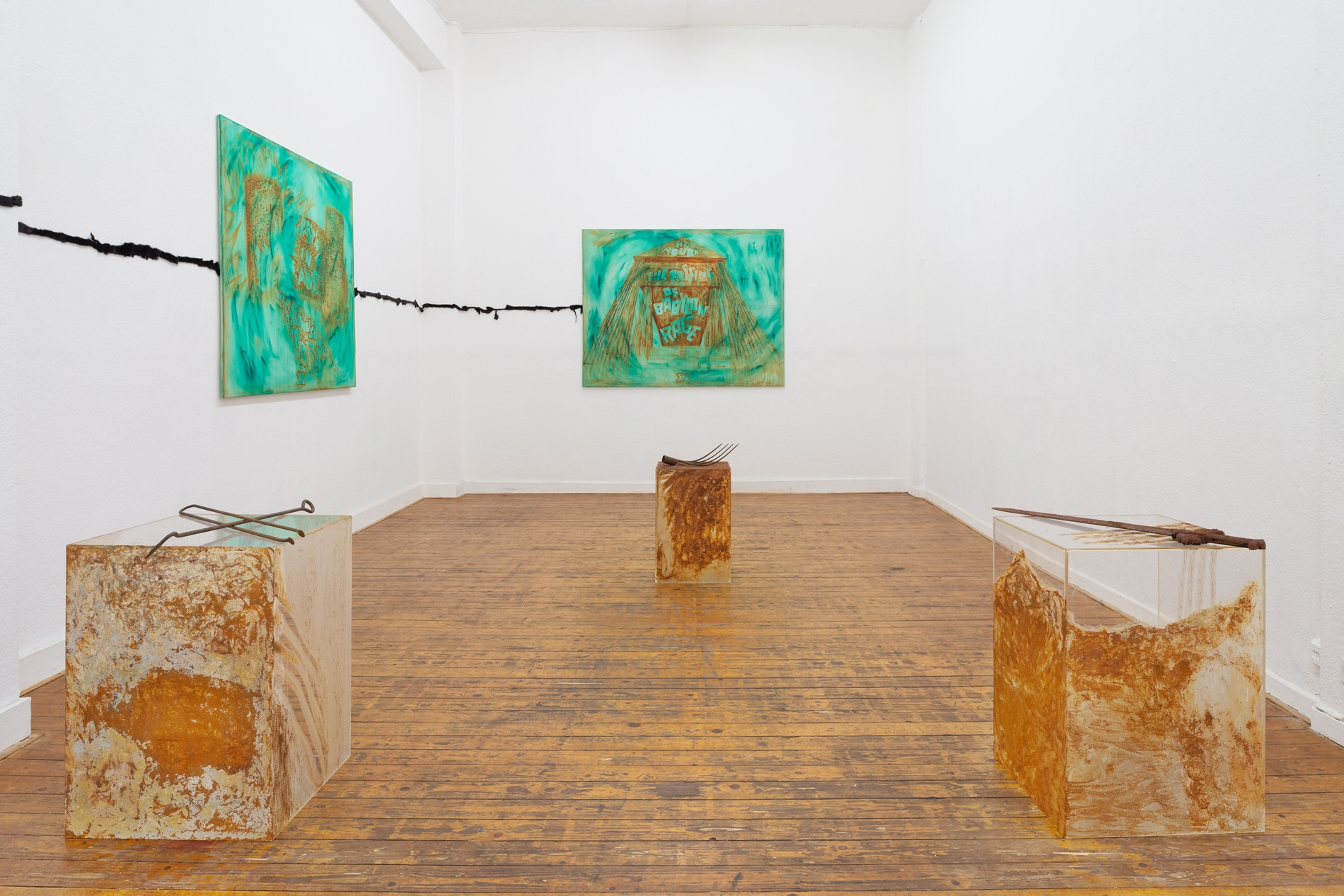Yana Tsegay, The Collection of Babylon Rage, 2023, installation view  © the artist  photo: Bernhard Adams