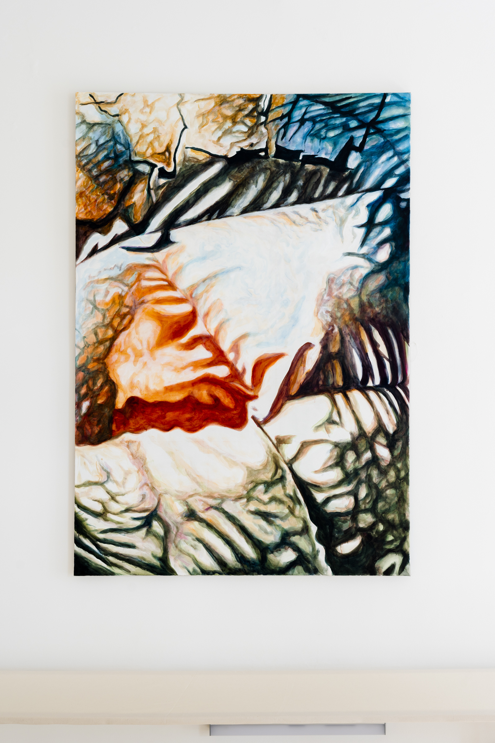 Emma Kling,  Vakablak , 2023 Öl auf Leinwand 160 x 110 cm