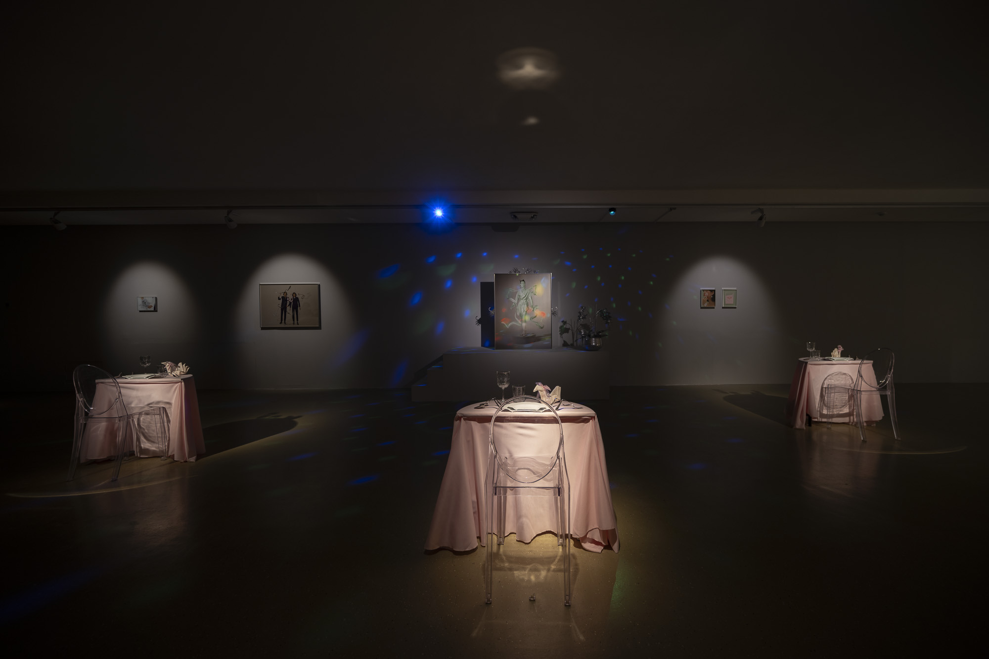 Nhu Xuan Hua, Wedding Room from Hug of a swan, installation , 2016-2021, Installation view of the exhibition “Nhớ: Space Between One End and the Other”, Kunsthalle Bratislava, 2023, Photo: Adam Šakový