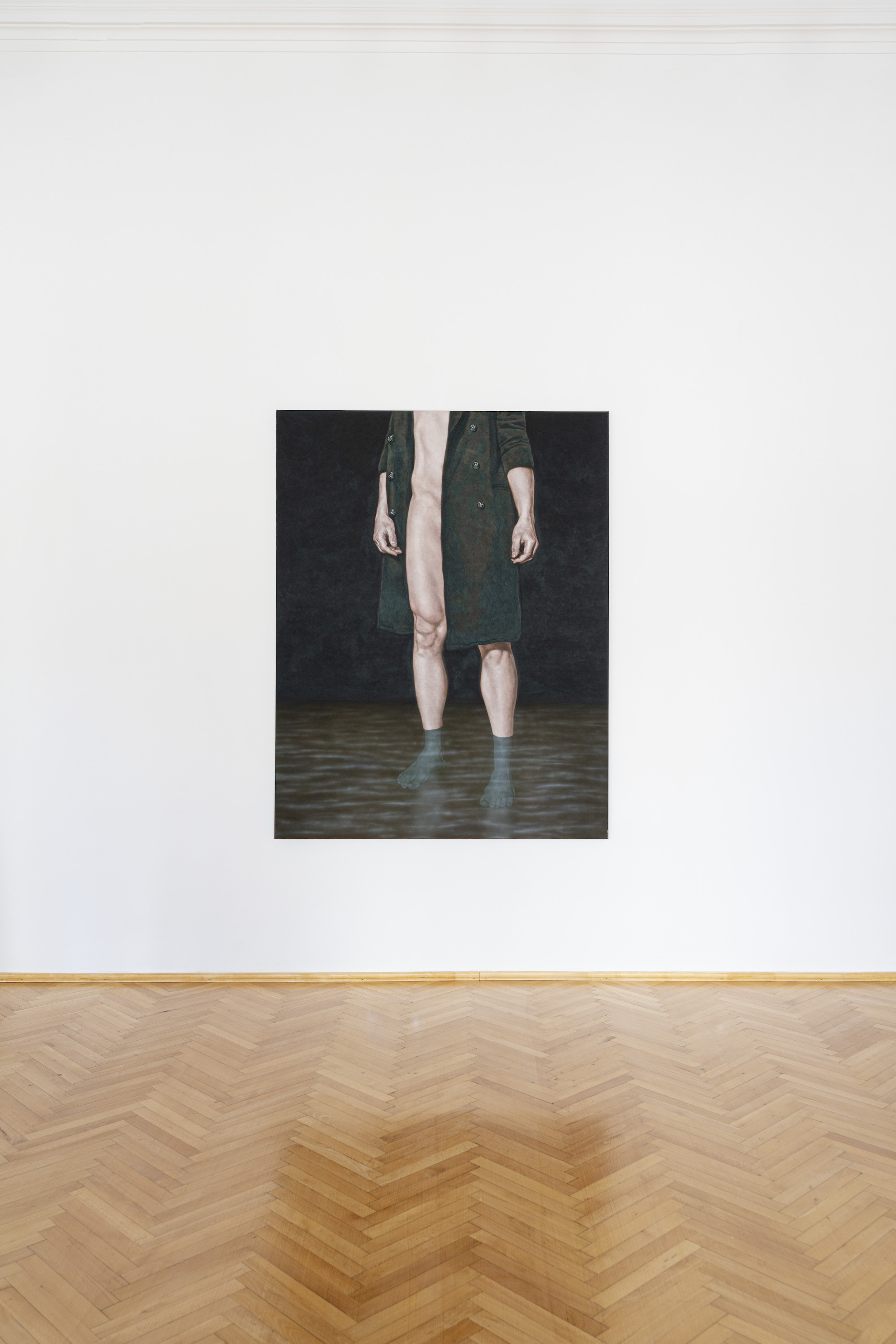 Adam Šakový – Fire 6, 2023, 160 x 180 cm, oil and acrylic on canvas