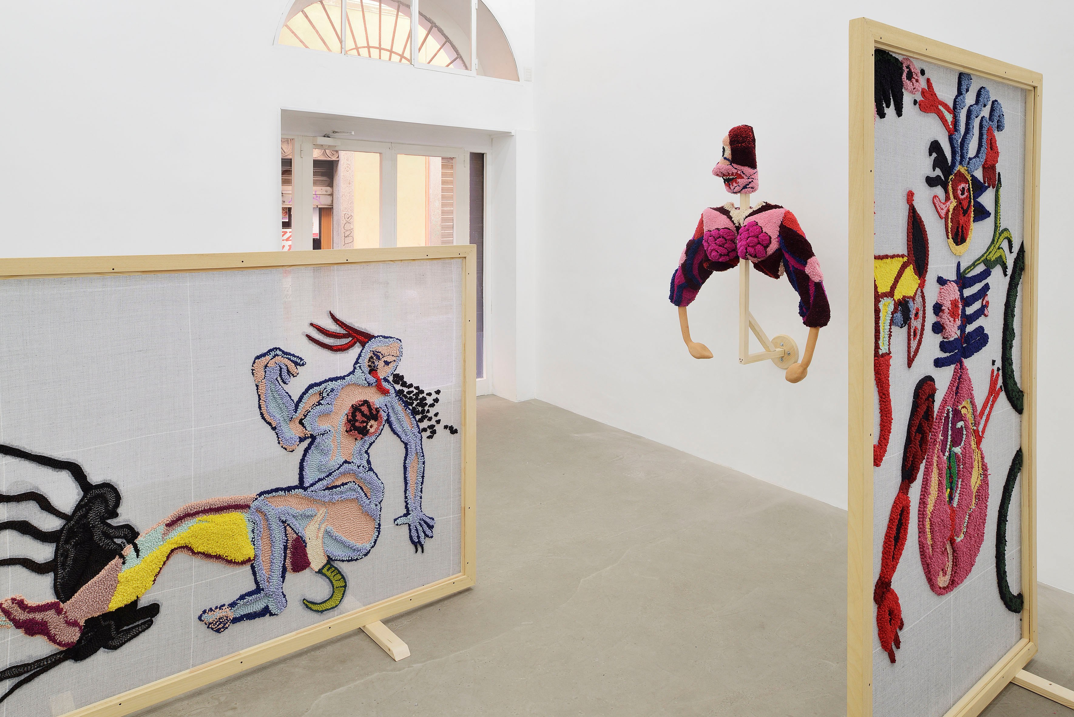 Anna Perach, Liminal Being, 2023, installation view at ADA, Rome