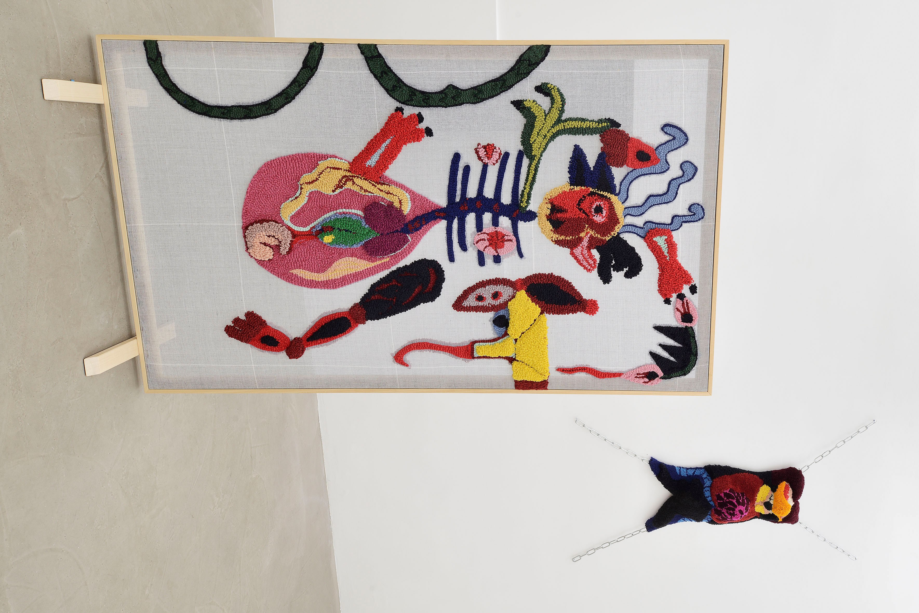 Anna Perach, Liminal Being, 2023, installation view at ADA, Rome