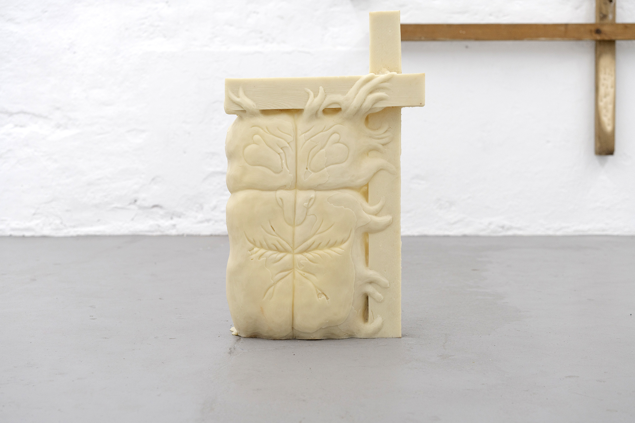 Exobeing (detail), Frederik Exner & Flora Aussant, 2022. Mixed media