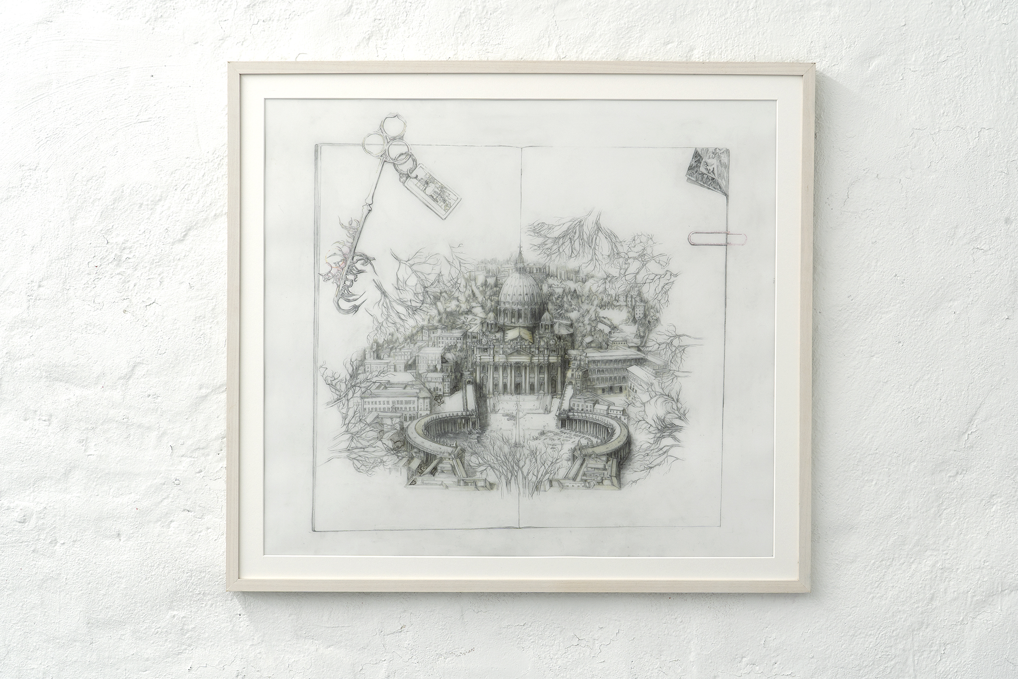 Solitude, Faina Brodsky, 2022. Pencil and ink on mylar