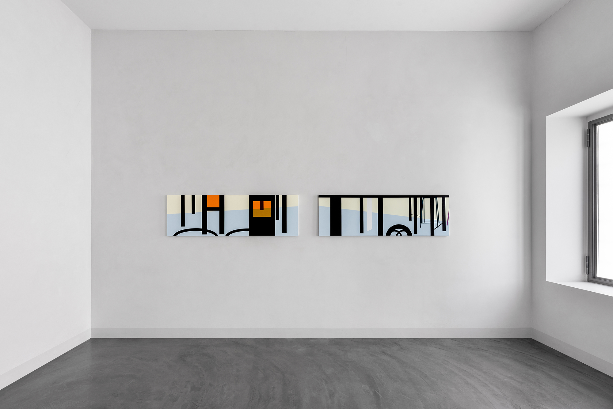 Installation view, Giacomo Montanelli at Area Treviglio, 2023