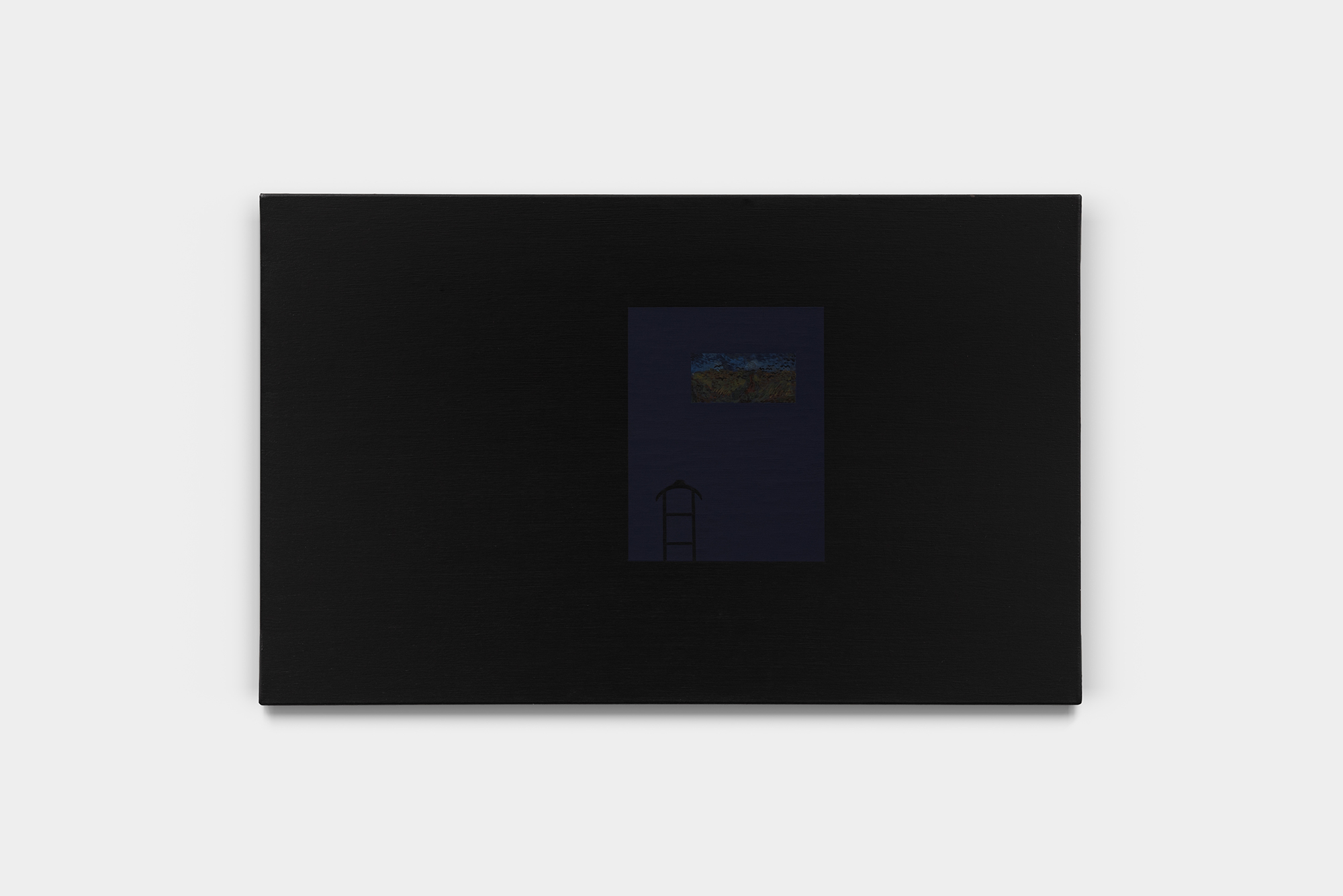 Giacomo Montanelli, Notturno anche se dormo, 2023, 80x50, acrylic on canvas