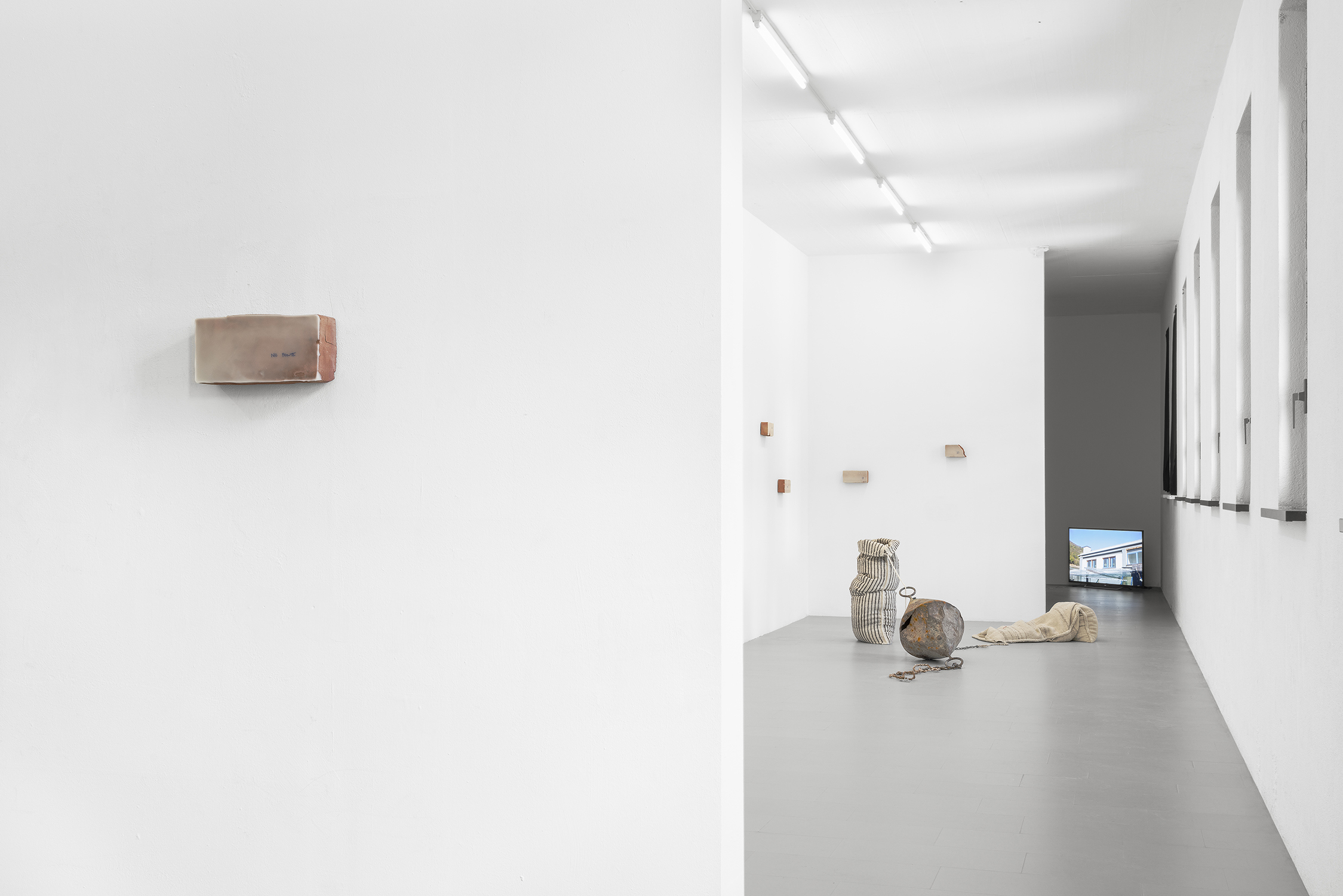 Exhibition View Group Show «UNSEEN RECONSTRUCTIONS» at La rada, Locarno, 2023/Photo: Riccardo Giancola / Courtesy : the artists and La rada