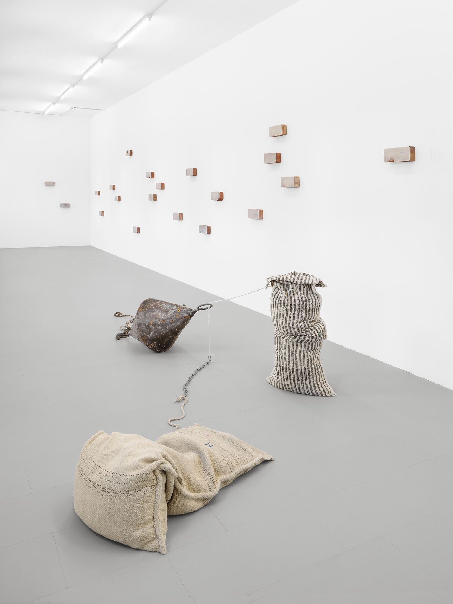 Exhibition View Group Show «UNSEEN RECONSTRUCTIONS» at La rada, Locarno, 2023/Photo: Riccardo Giancola / Courtesy : the artists and La rada