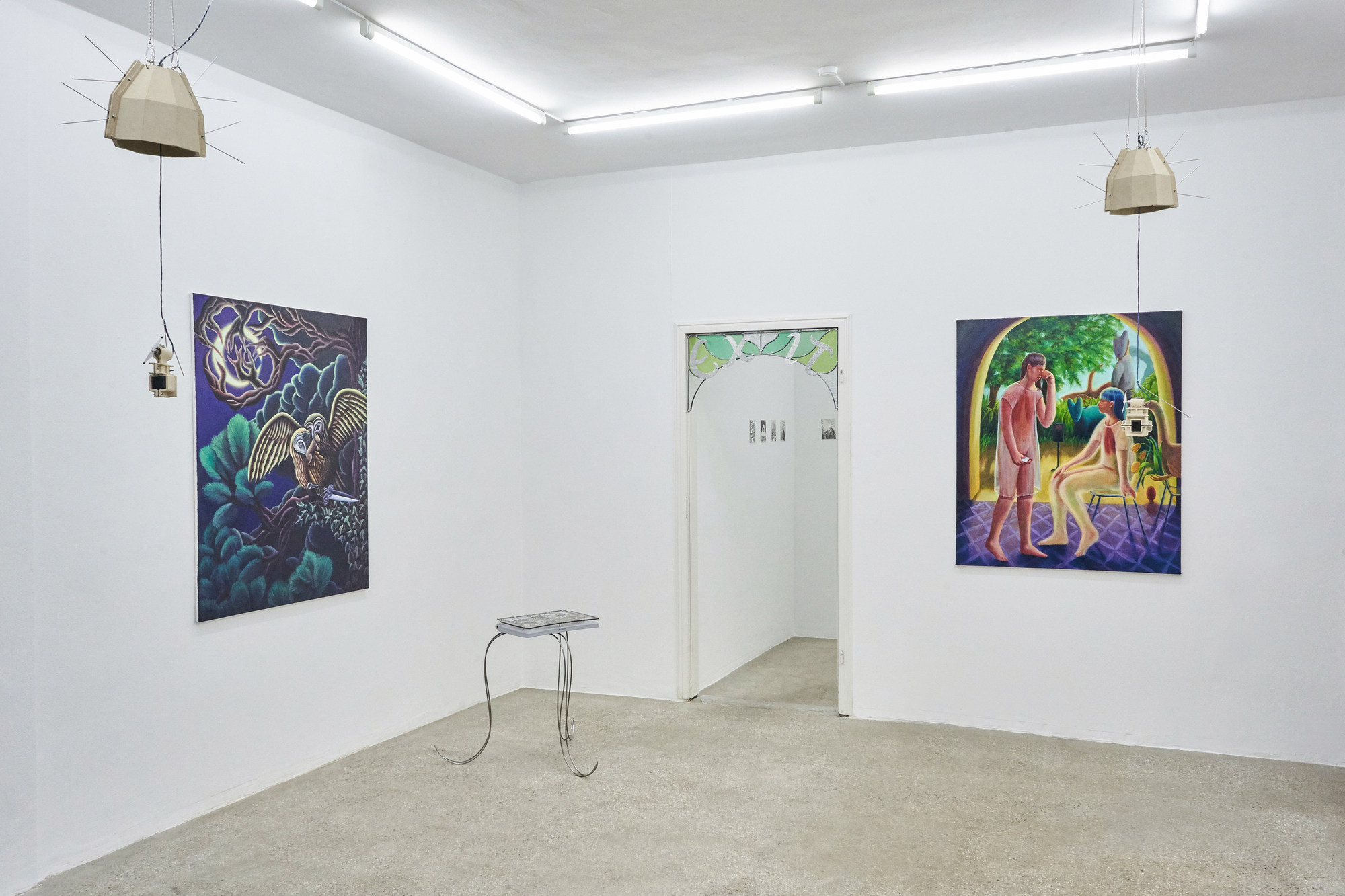 Exhibition view: works by Hannah Hyun Jeong, Ju Young Kim, Younsik Kim and Jimmy Vuong