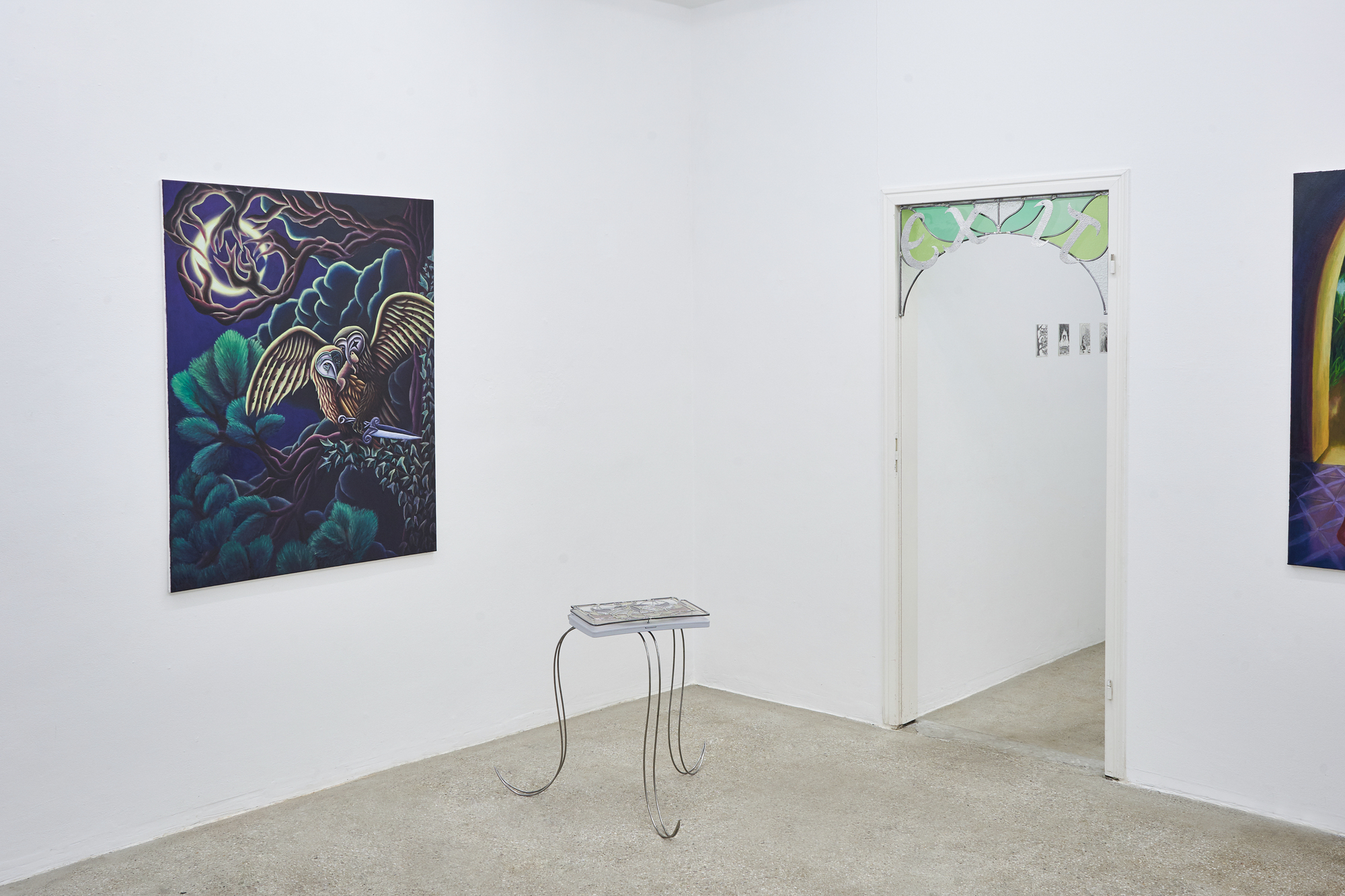 Exhibition view: works by Ju Young Kim and Chaeeun Lee