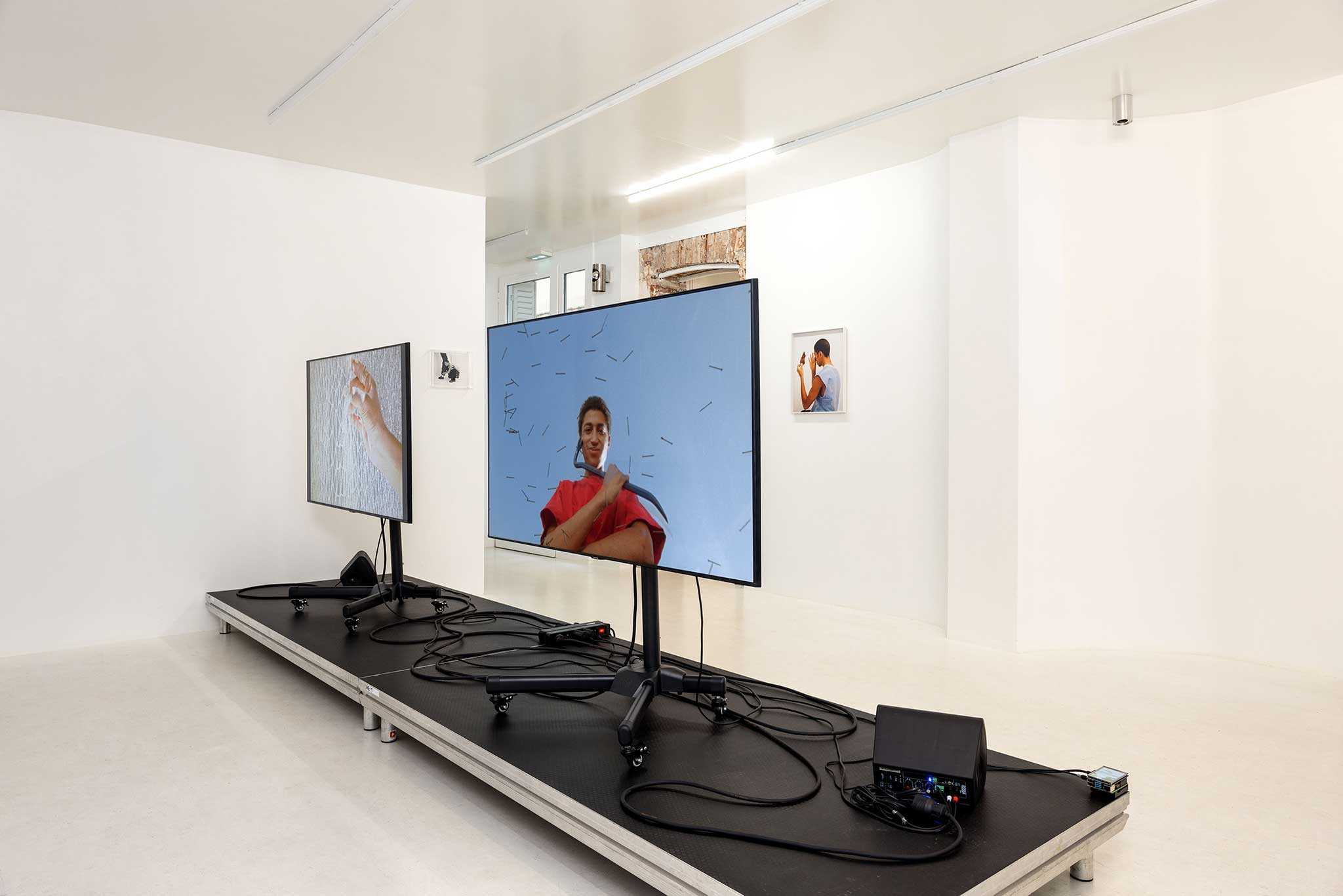 DS Galerie, "Grammars", 2023, exhibition view, photo credit Romain Darnaud.