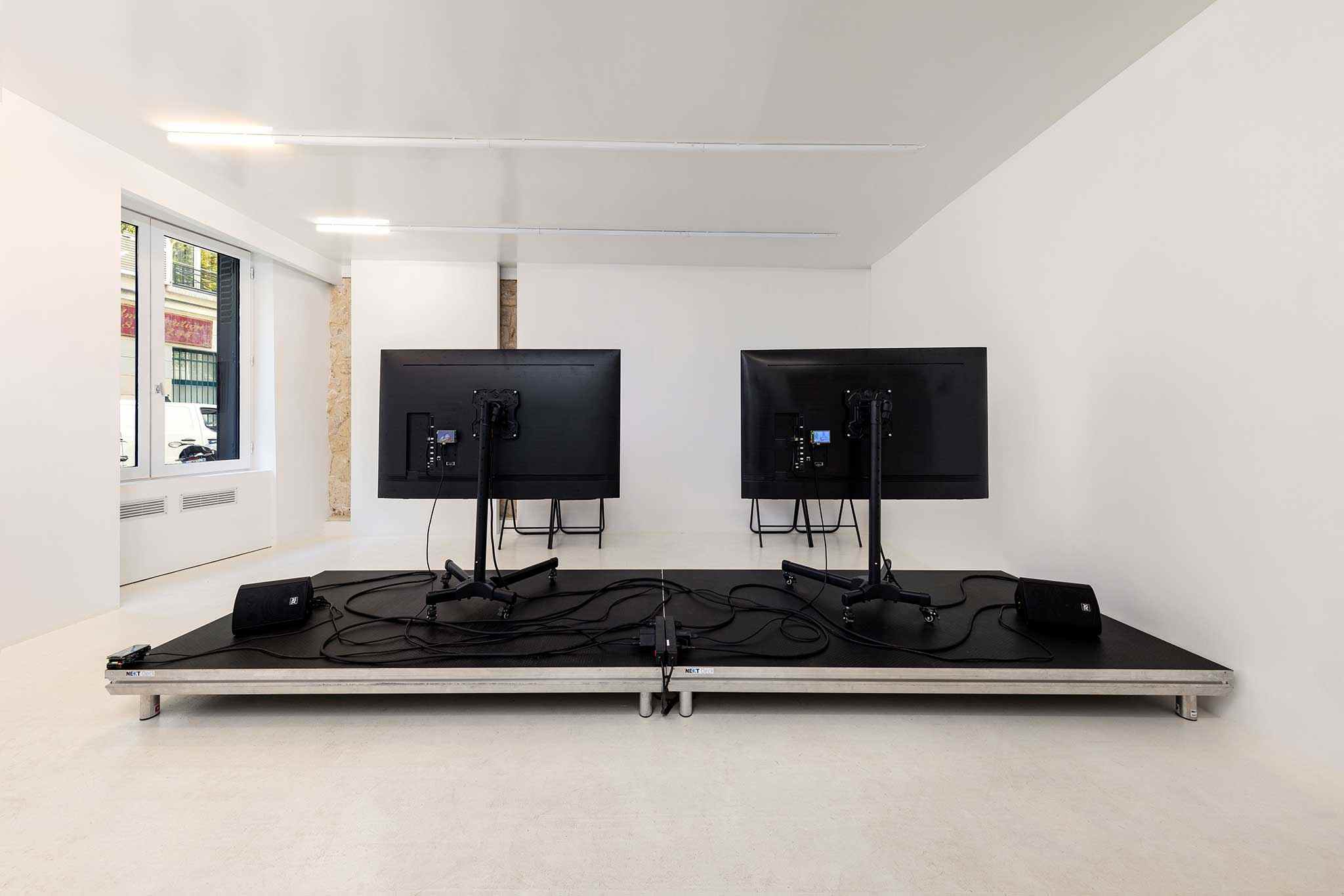 DS Galerie, "Grammars", 2023, exhibition view, photo credit Romain Darnaud.