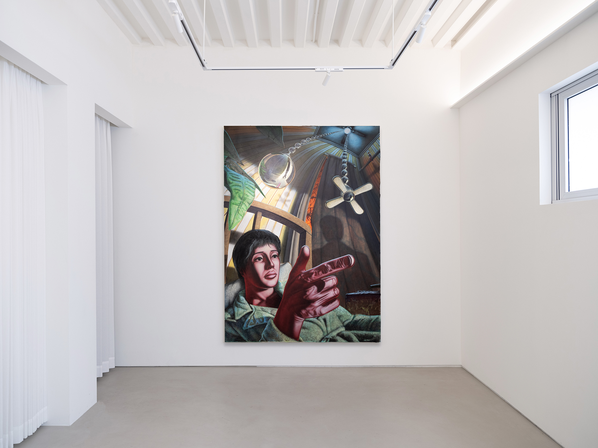 Carter Flachbarth, STRNGR, 2023, Acrylic on Canvas, 213 x 152 cm