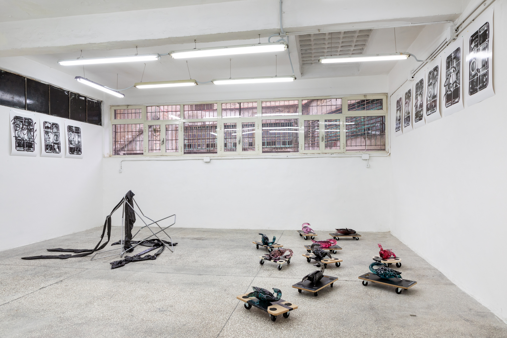 Installation view: VIN VIN Naples, Thomas Liu Le Lann, FRENCH TOAST