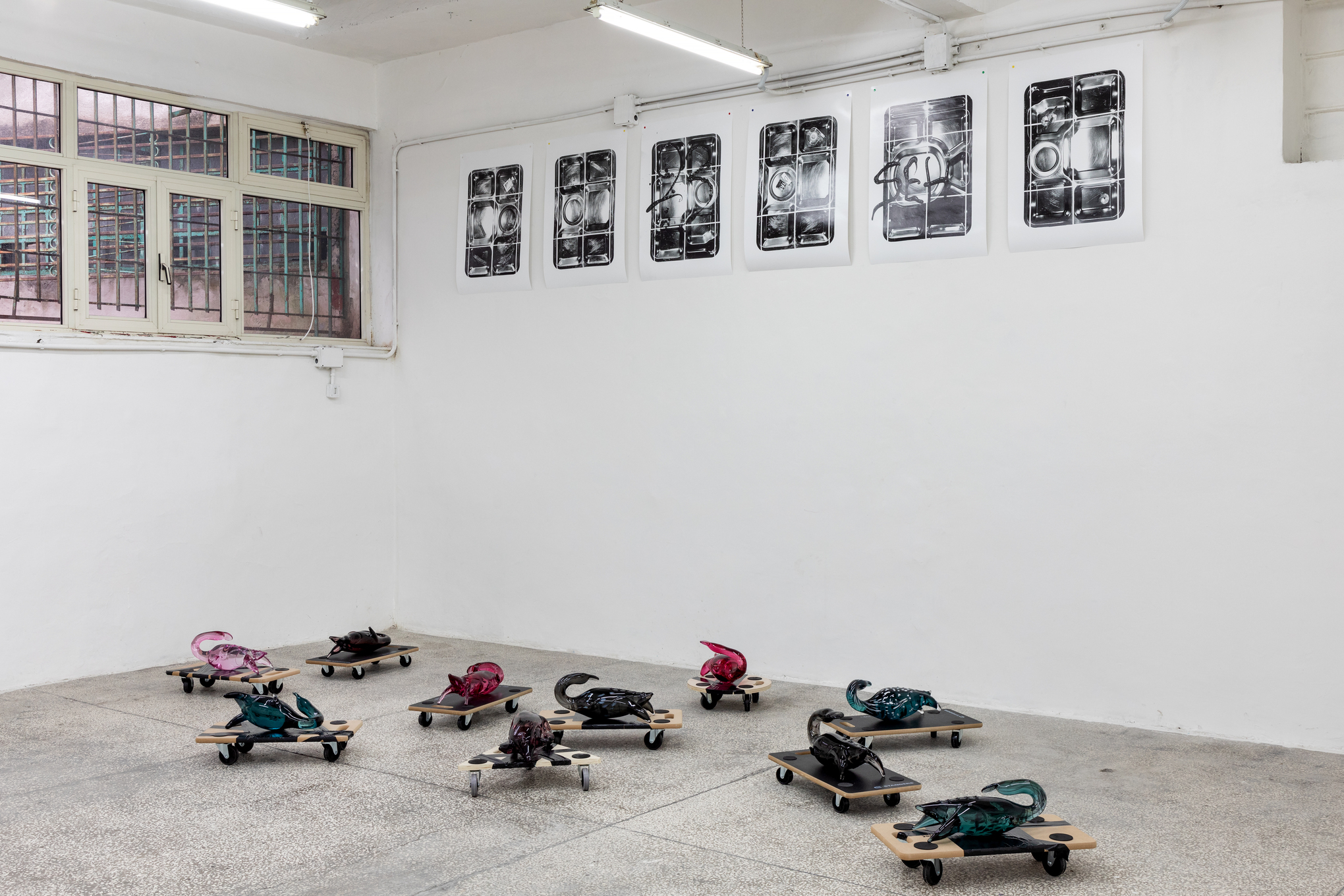 Installation view: VIN VIN Naples, Thomas Liu Le Lann, FRENCH TOAST