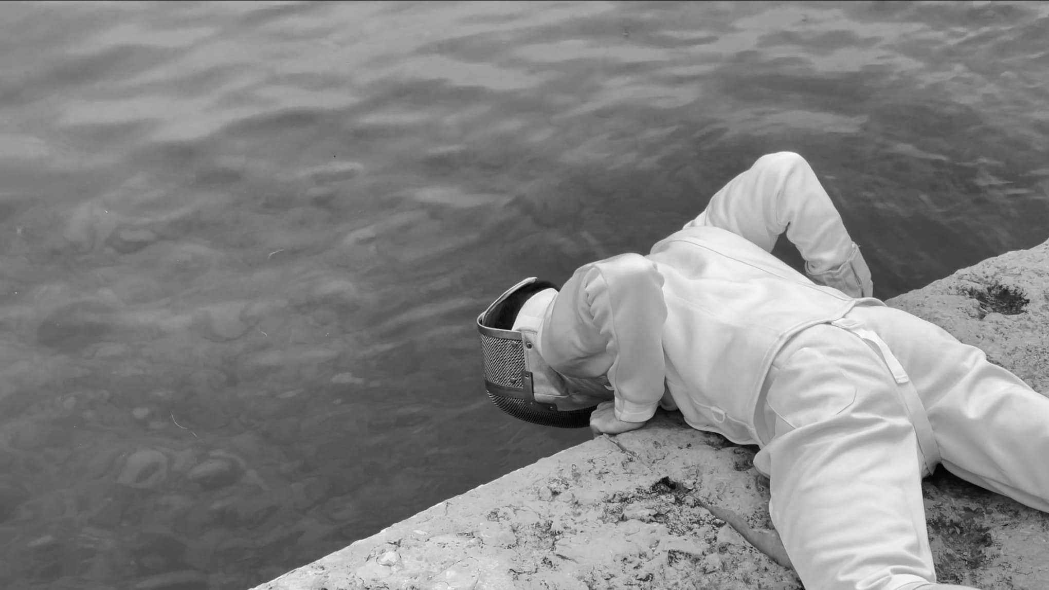 Thomas Liu Le Lann, Les Puissants: Été 2023, 2023 (video stills), 4K video, sound, B&W, 14:30 min, photography: Rodolphe DLS, Claude Le Lann, sound: Chih-Yueh Yan, Photos Danilo Donzelli