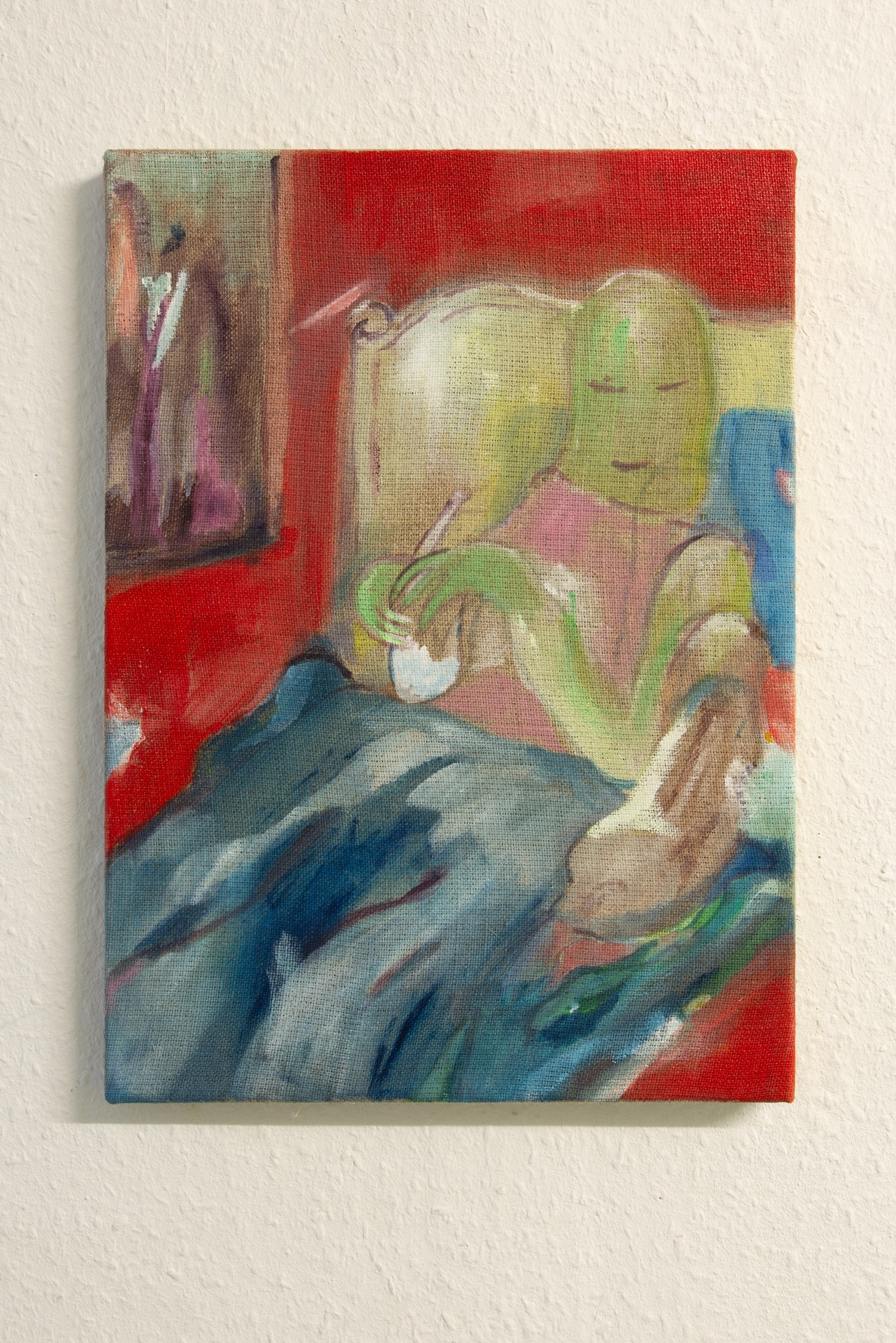 Ani Schulze, Untitled, 2023, Gouache and acrylic on canvas © the artist photo: Bernhard Adams