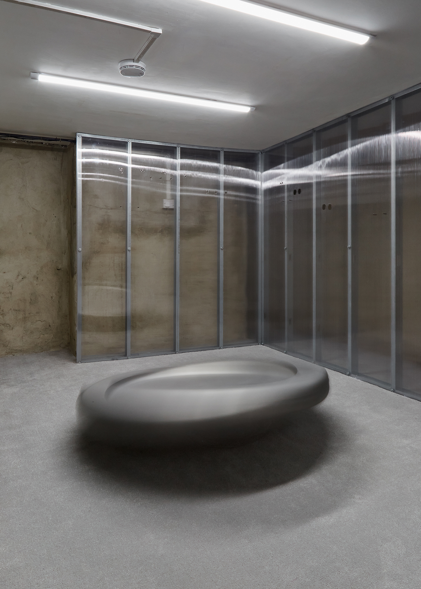 How it spins, 2023, Stainless steel, motor, battery