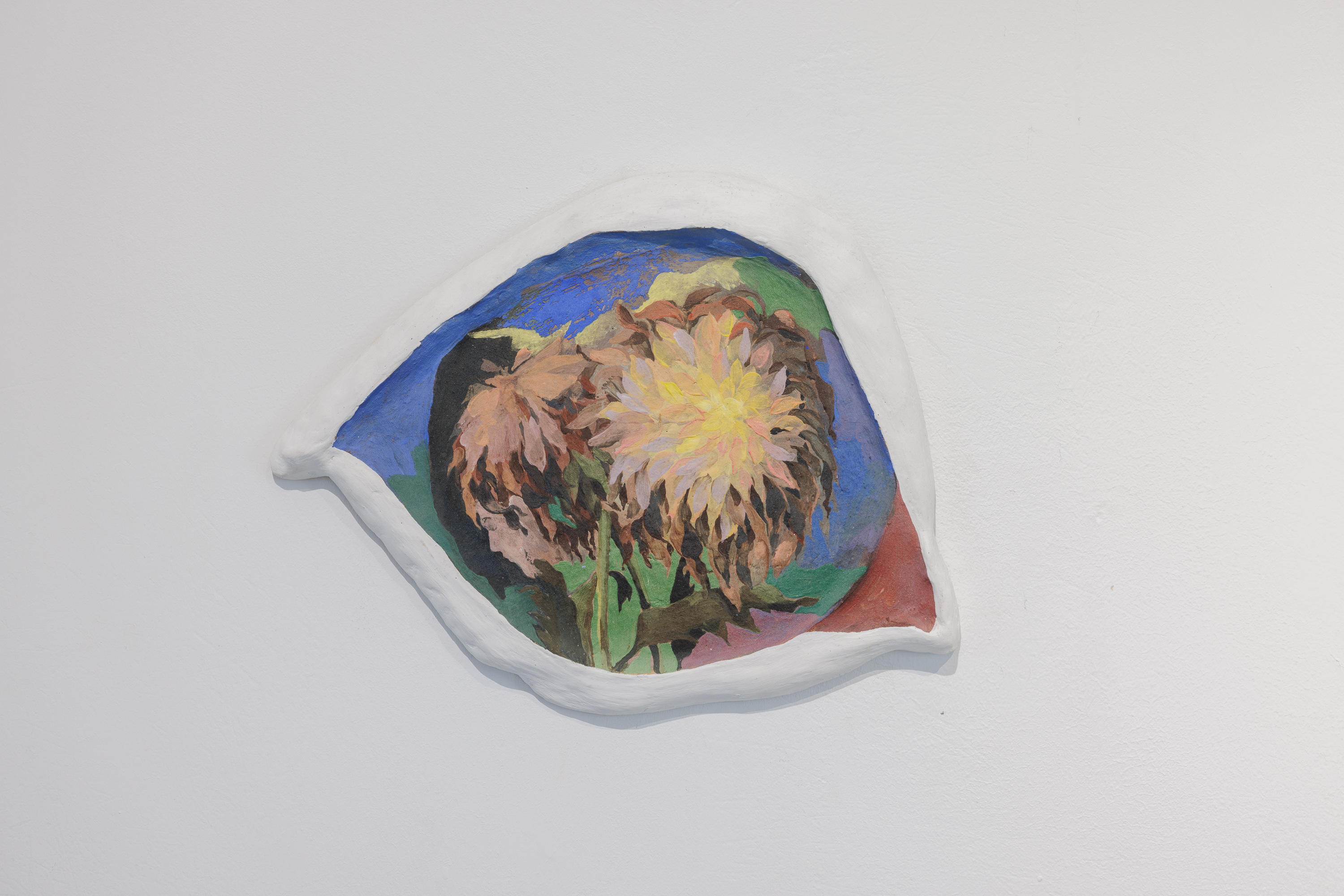 28x35c,  Fireclay, ceramic pigments, glazed