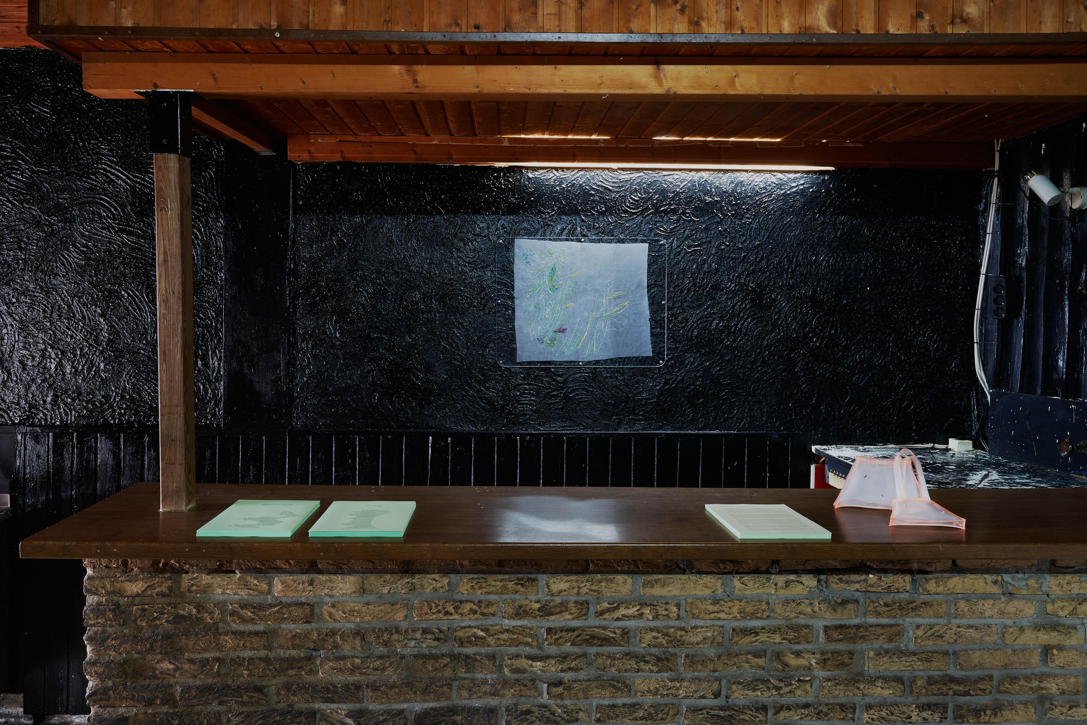 Installation view, Poetics Of Passing, Alte Tankstelle Deutz, 2023, Photo: Alwin Lay