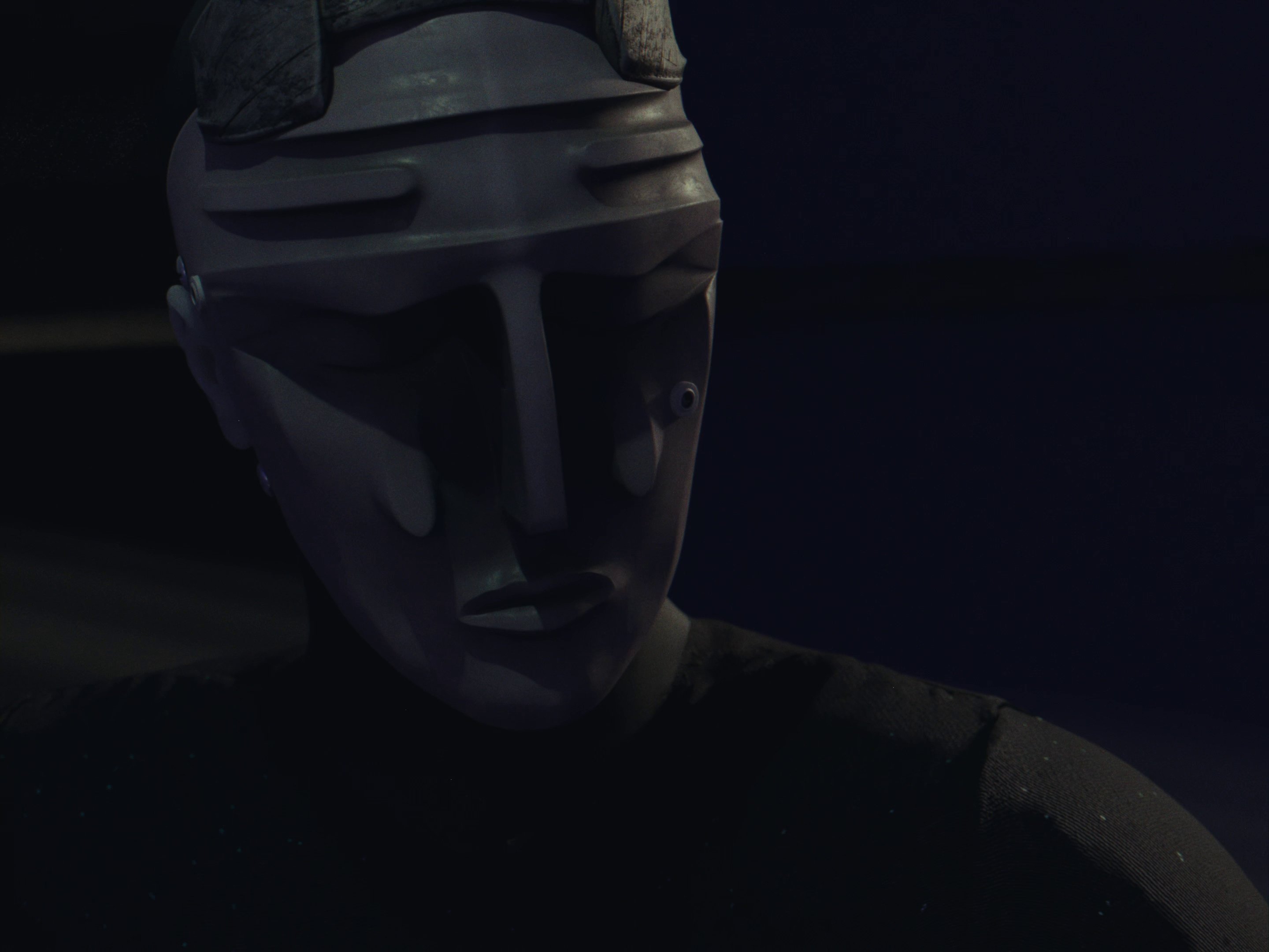 Paul Valentin, Tacit Call (still), 2023, three-channel video installation (30 min., 4:3), stereo sound, synced