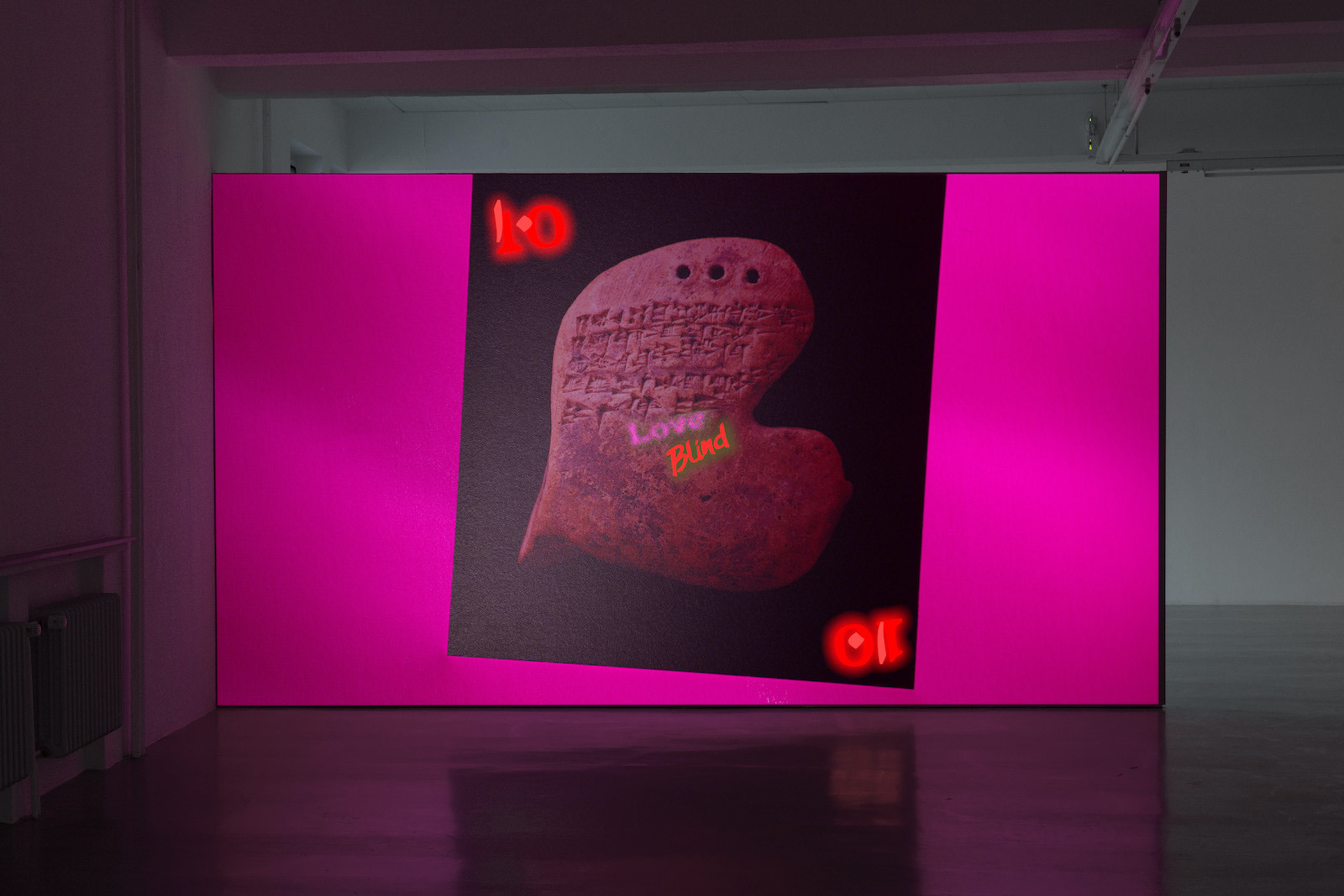 Jala Wahid: I Love Ancient Baby, 2023. Installation view GAK 2023. Photo: Franziska von den Driesch