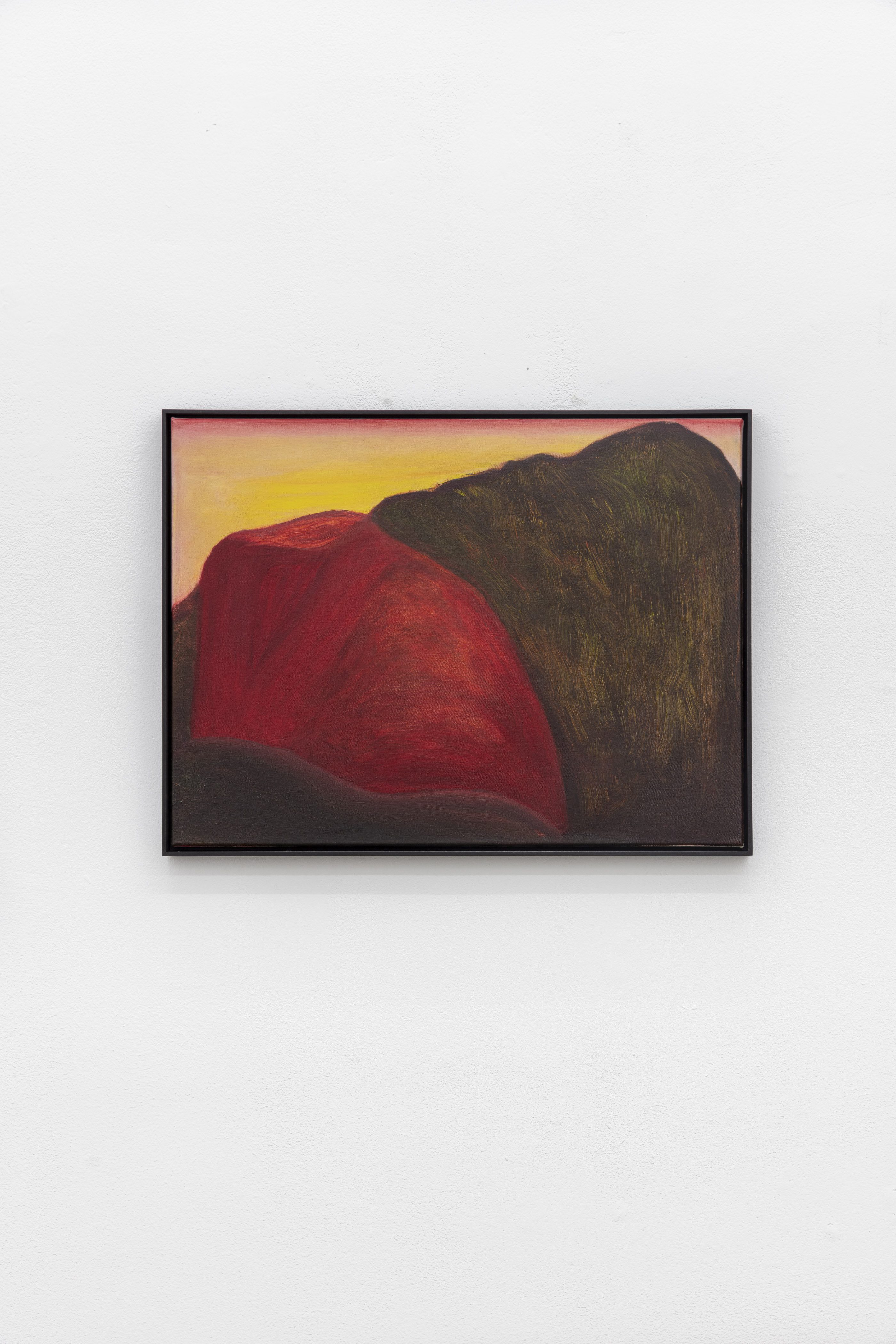 Veronika Hilger, Untitled, 2023, oil on canvas, in wooden frame, 45 × 60 cm, VH/M 177