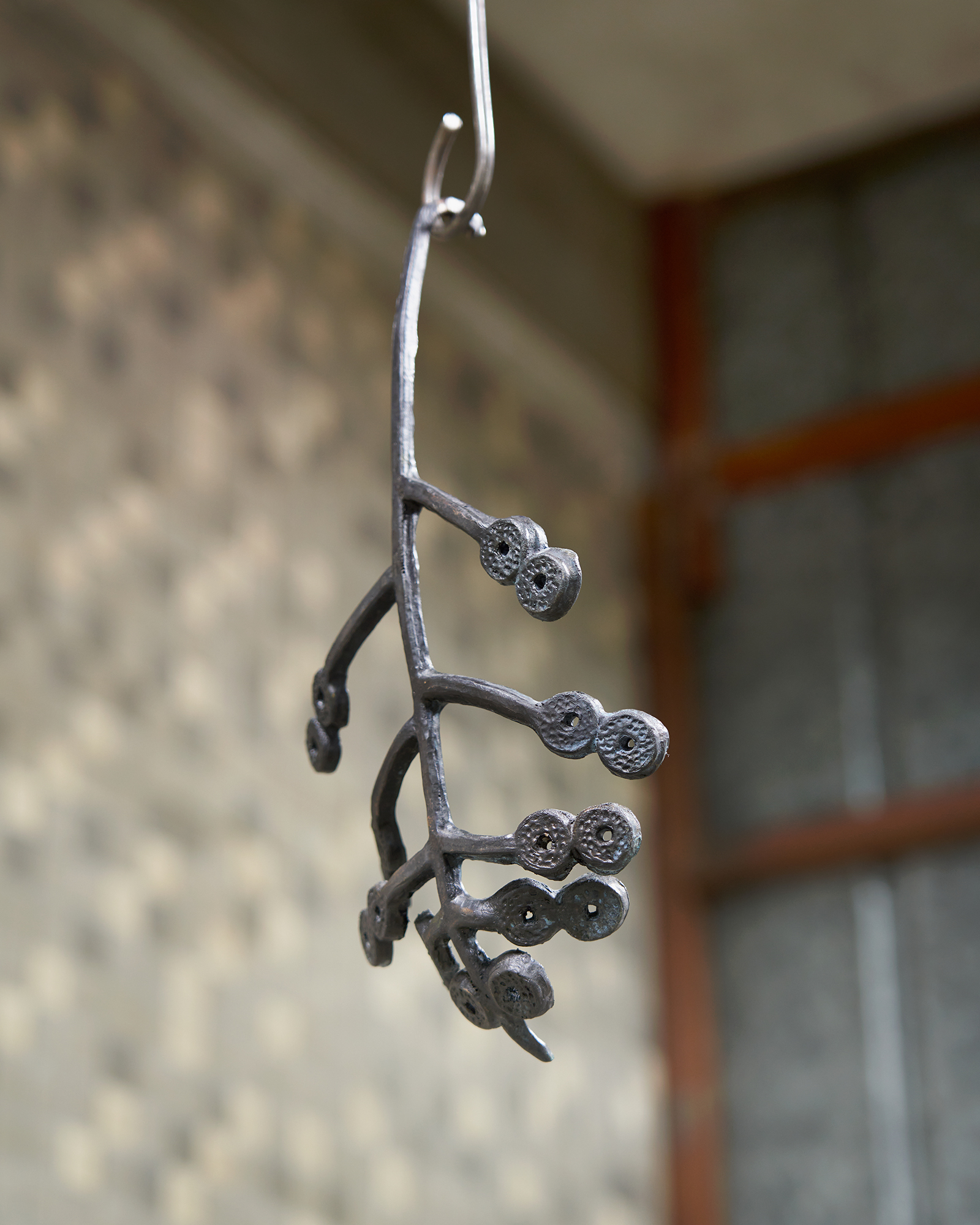 Kah Bee Chow, Debts (I, II), cast bronze, beeswax, pigment, steel