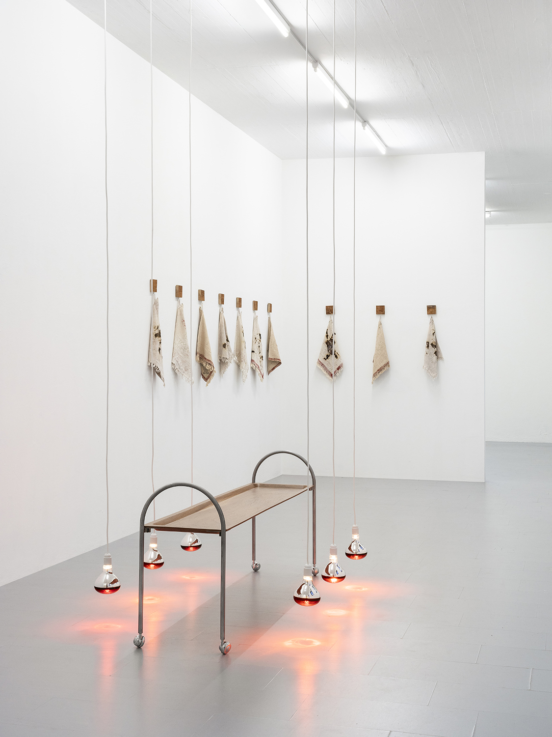 Exhibition View Group Show «Gulp» at La Rada, Locarno, 2023 / Photo: Riccardo Giancola / Courtesy: the artists and La Rada