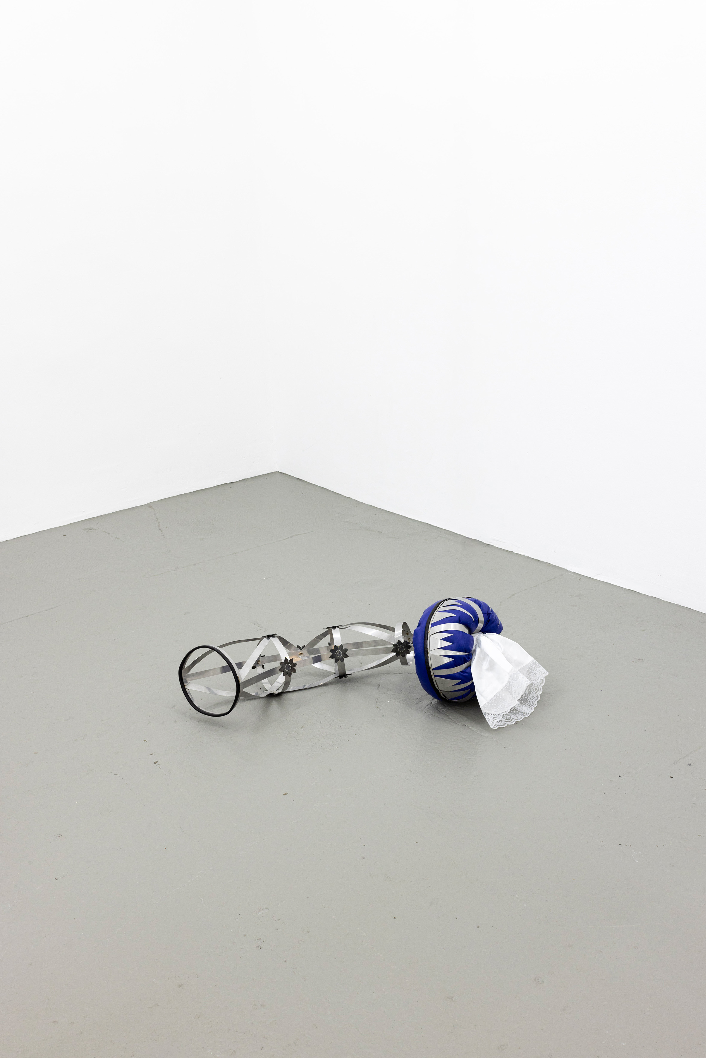 Gastroscopia, 2023 Textile, fake leather, metal, plastic