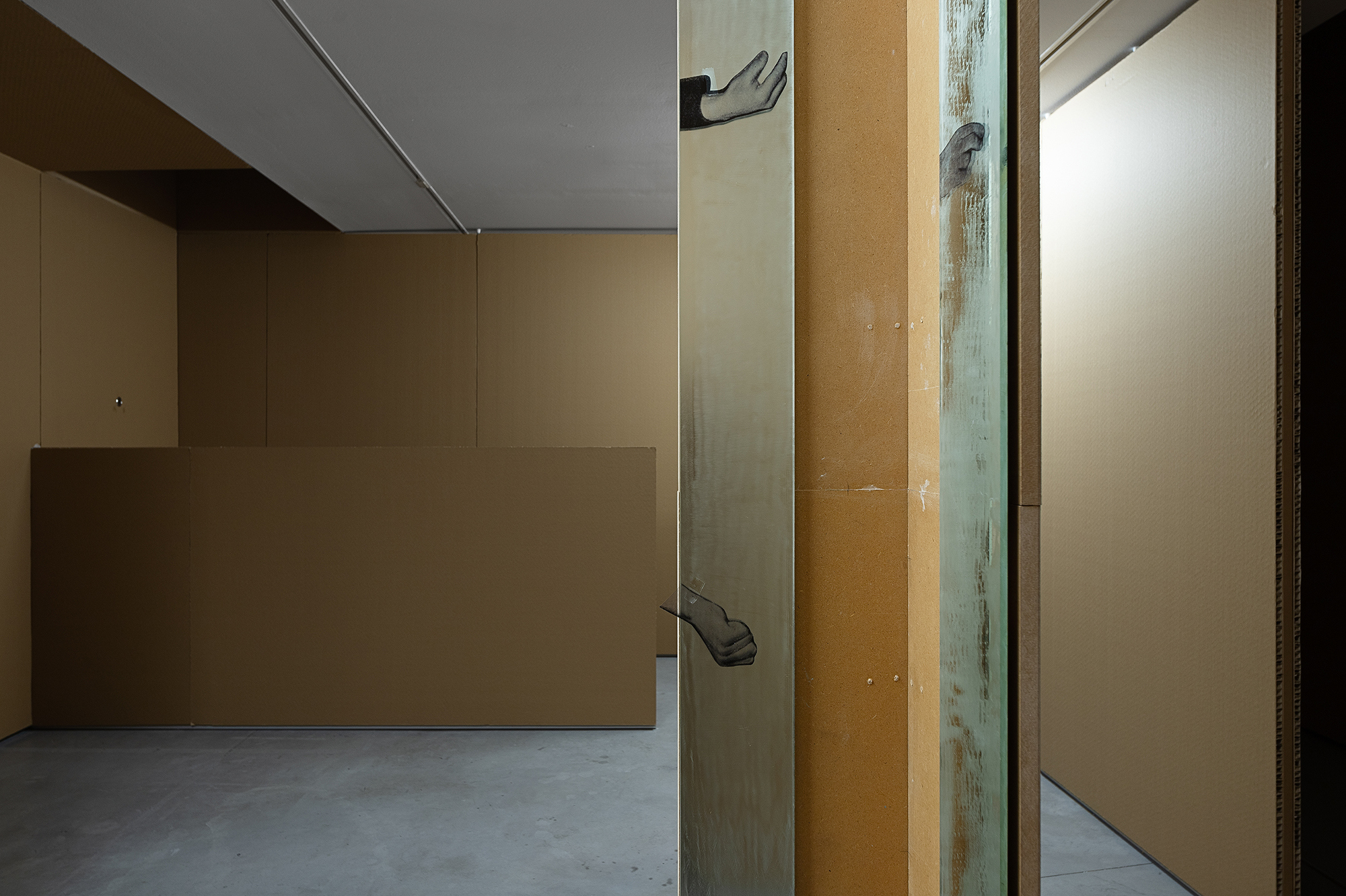 Install view of "even in a language that is not your own", solo exhibition by Ian Waelder at Es Baluard Museu d'Art Contemporani de Palma (2024)
