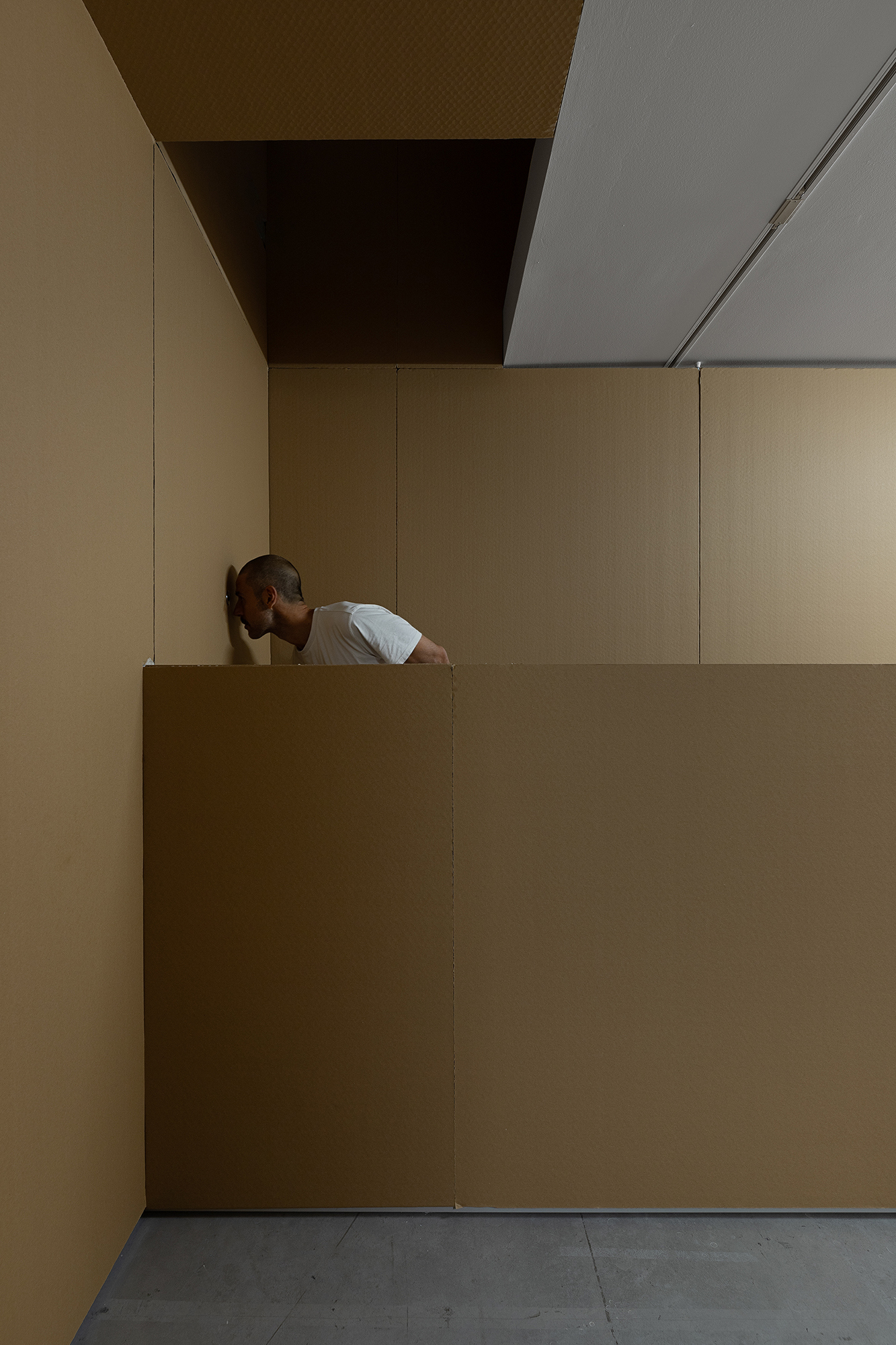 Install view of "even in a language that is not your own", solo exhibition by Ian Waelder at Es Baluard Museu d'Art Contemporani de Palma (2024)