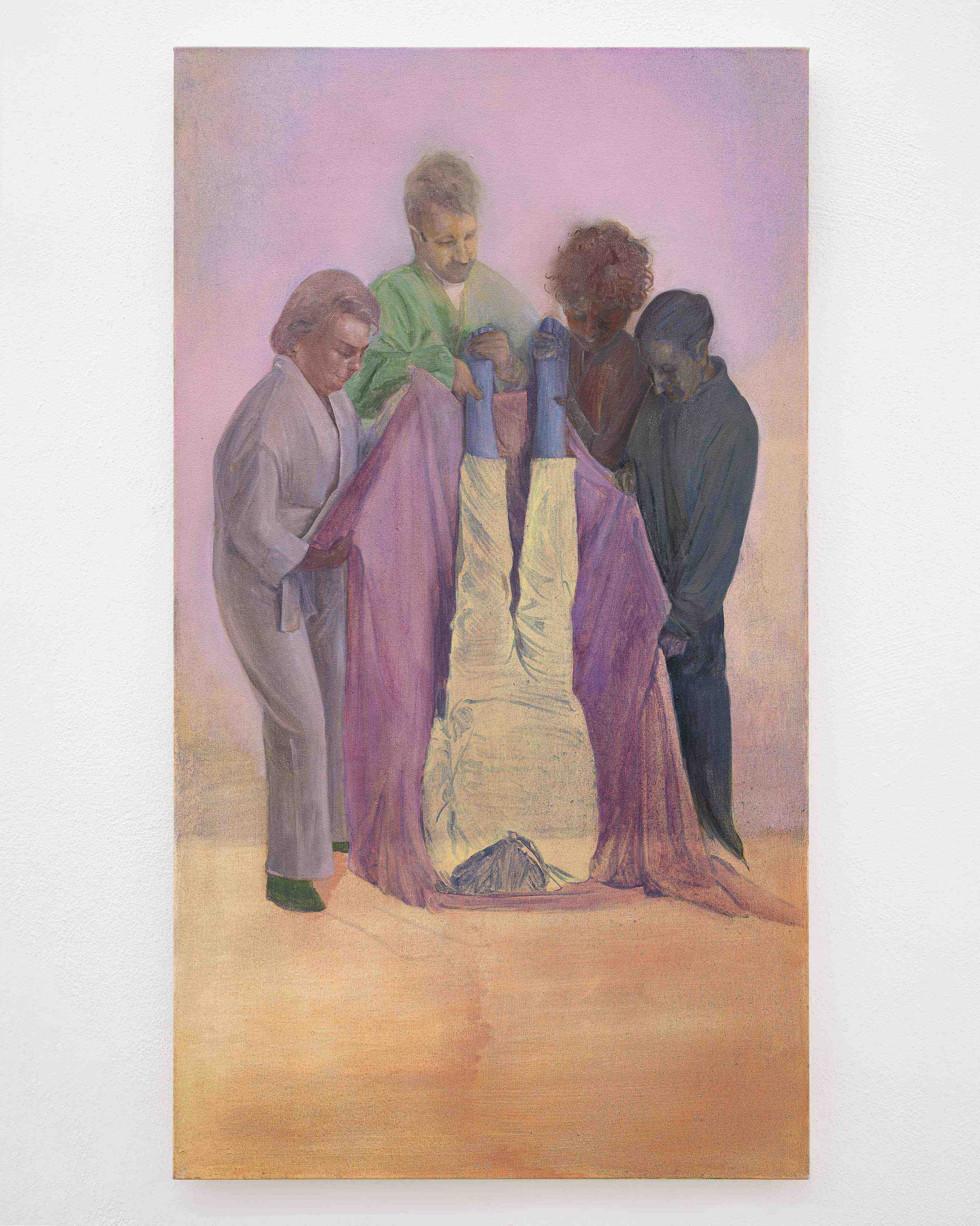 Justine Neuberger Ascending to the Gods, 2023 Oil on canvas 68x122 cm / 27x48 in