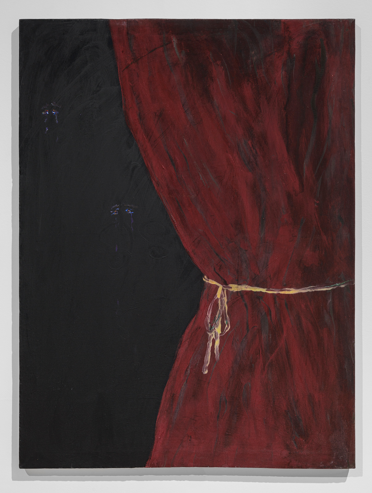Victoria Palacios, Le velours qui se voit toujours, Acrylic and gouache on canvas, 31 3/4 x 23 5/8 inches, 2023 - Courtesy of the artist and Galerie Derouillon, Paris © Grégory Copitet