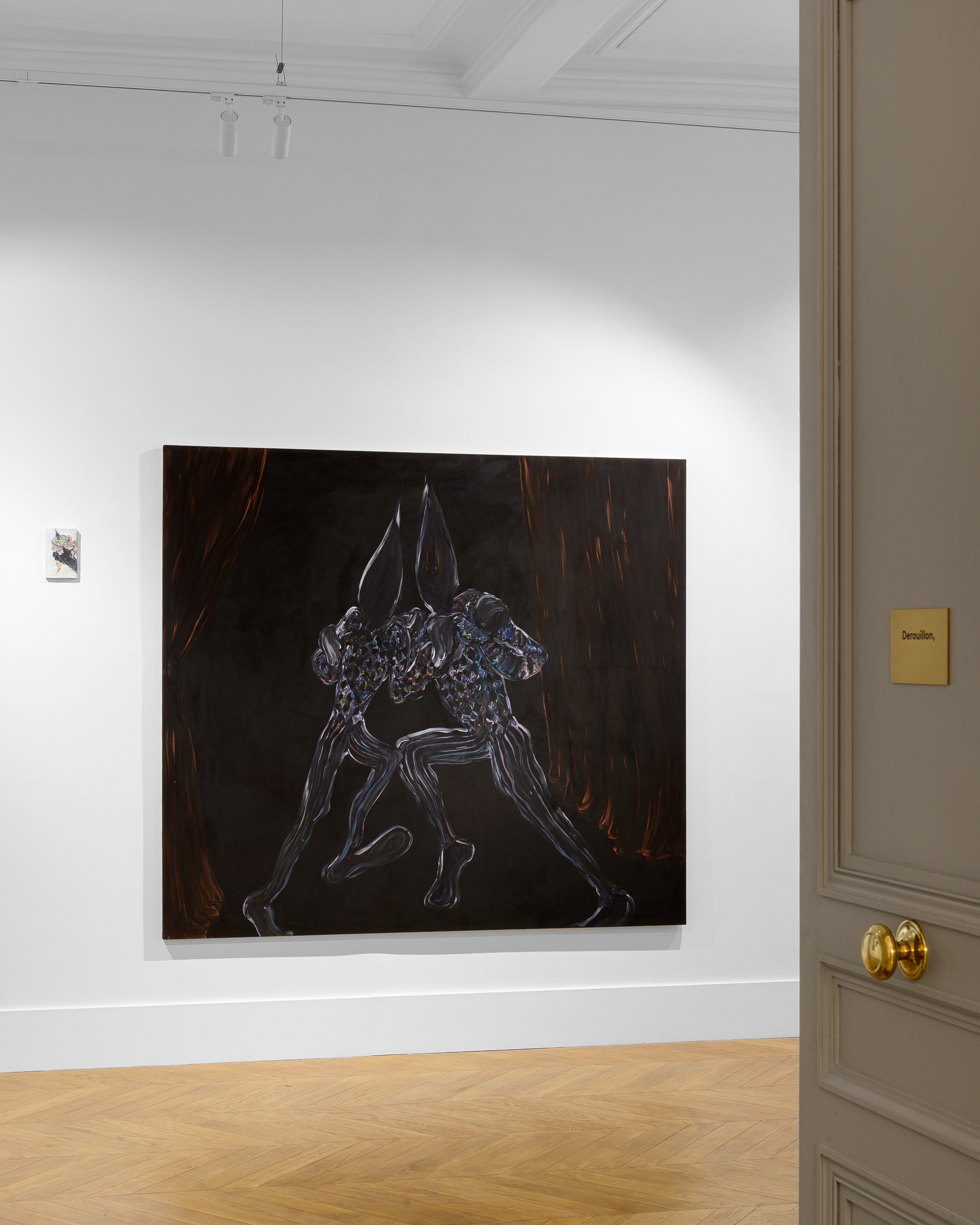 Exhibition view "Snails don't drool. They spit", Victoria Palacios at Hôtel Cromot du Bourg, Galerie Derouillon - Courtesy of the artist and Galerie Derouillon, Paris © Grégory Copitet