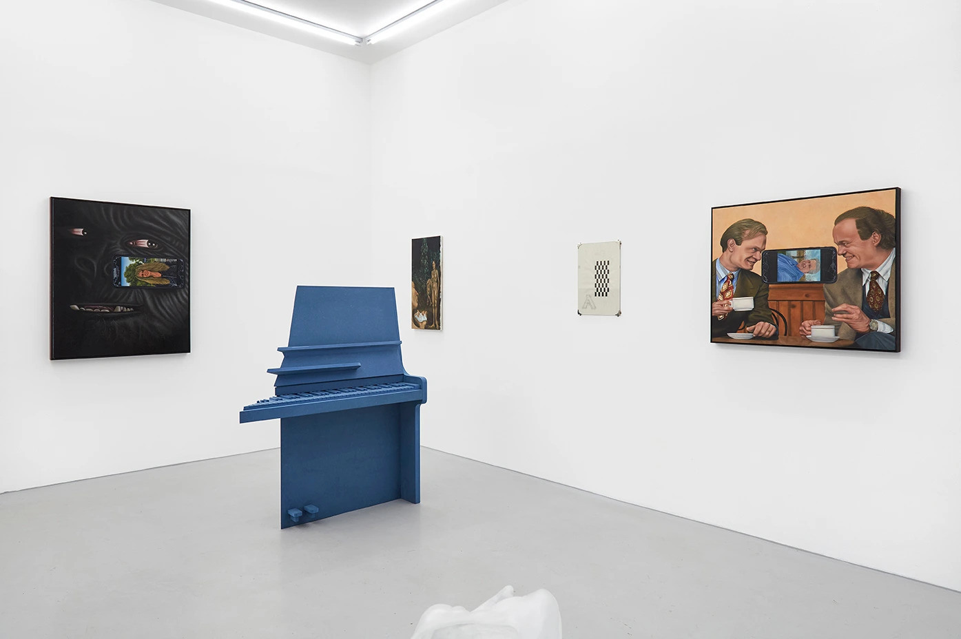 Kira Freije, Richard Dean Hughes, Patrick H Jones, Max Petts, Glen Pudvine, Nour El Saleh & Jesse Wine installation at Xxijra Hii London