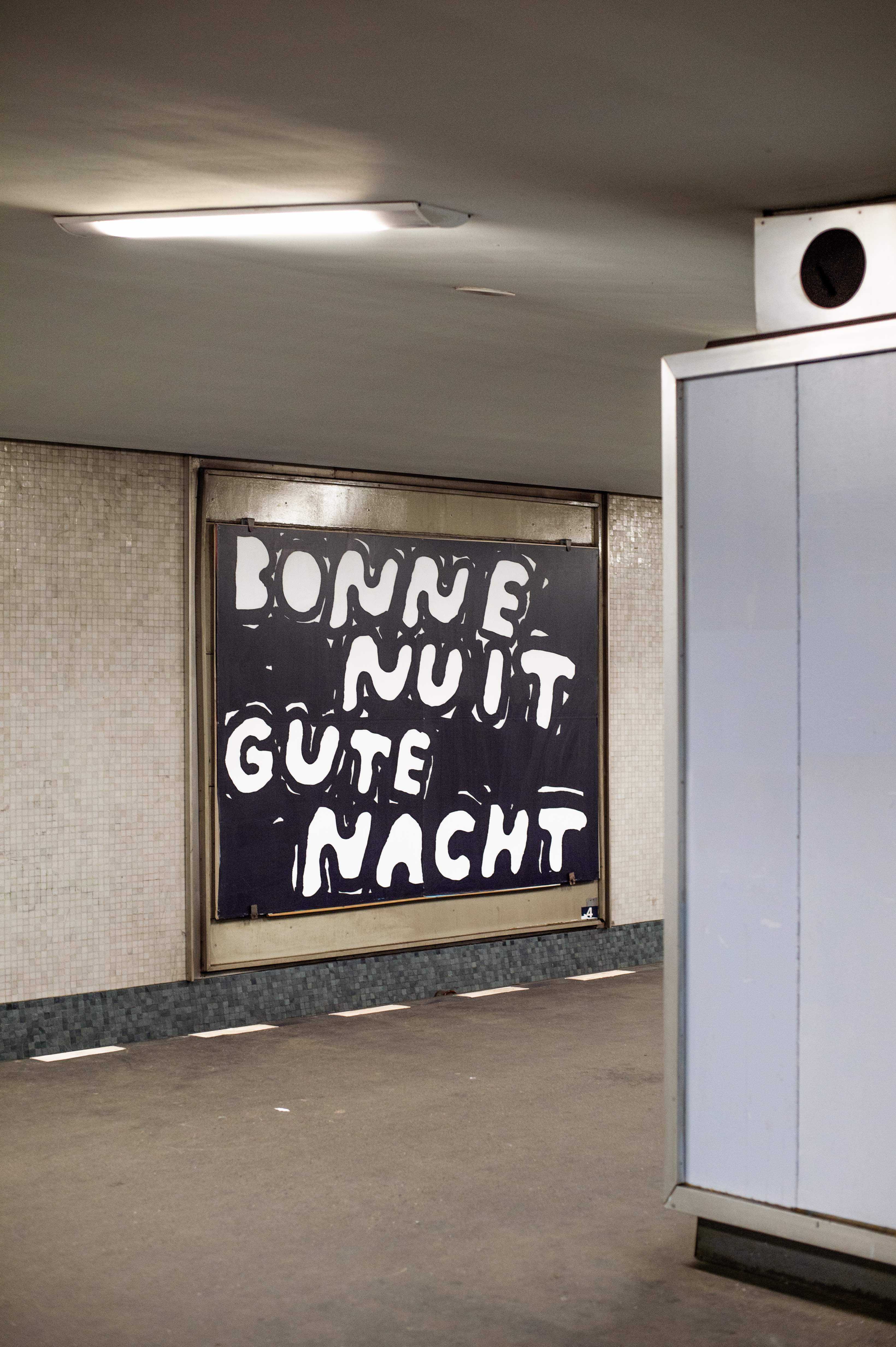 Stefan Marx, 16 Hintergleisflächen, 2024, GROTTO Berlin