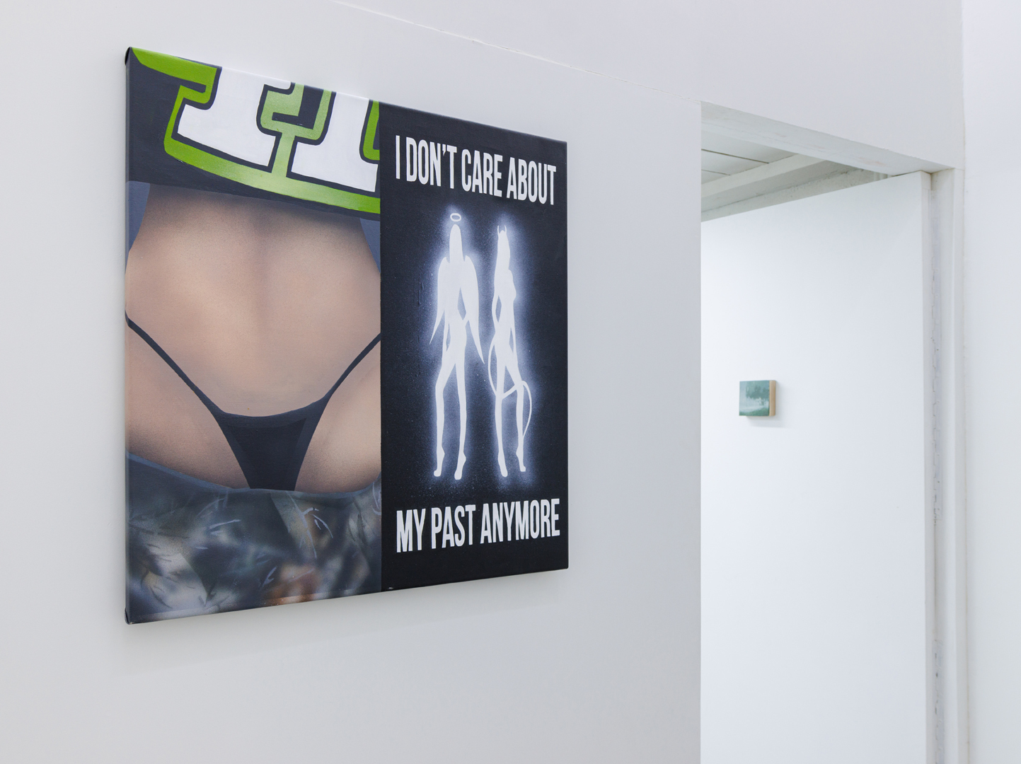 Natasha Perova, I don't care about my past anymore, 2023, Canvas, acrylic, airbrush, 70 x 70 cm