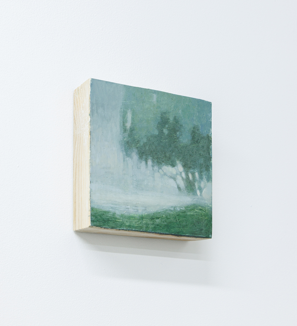 Anna Demina, 4:38 am, 2023, oak, gesso, oil, 10 x 10 cm