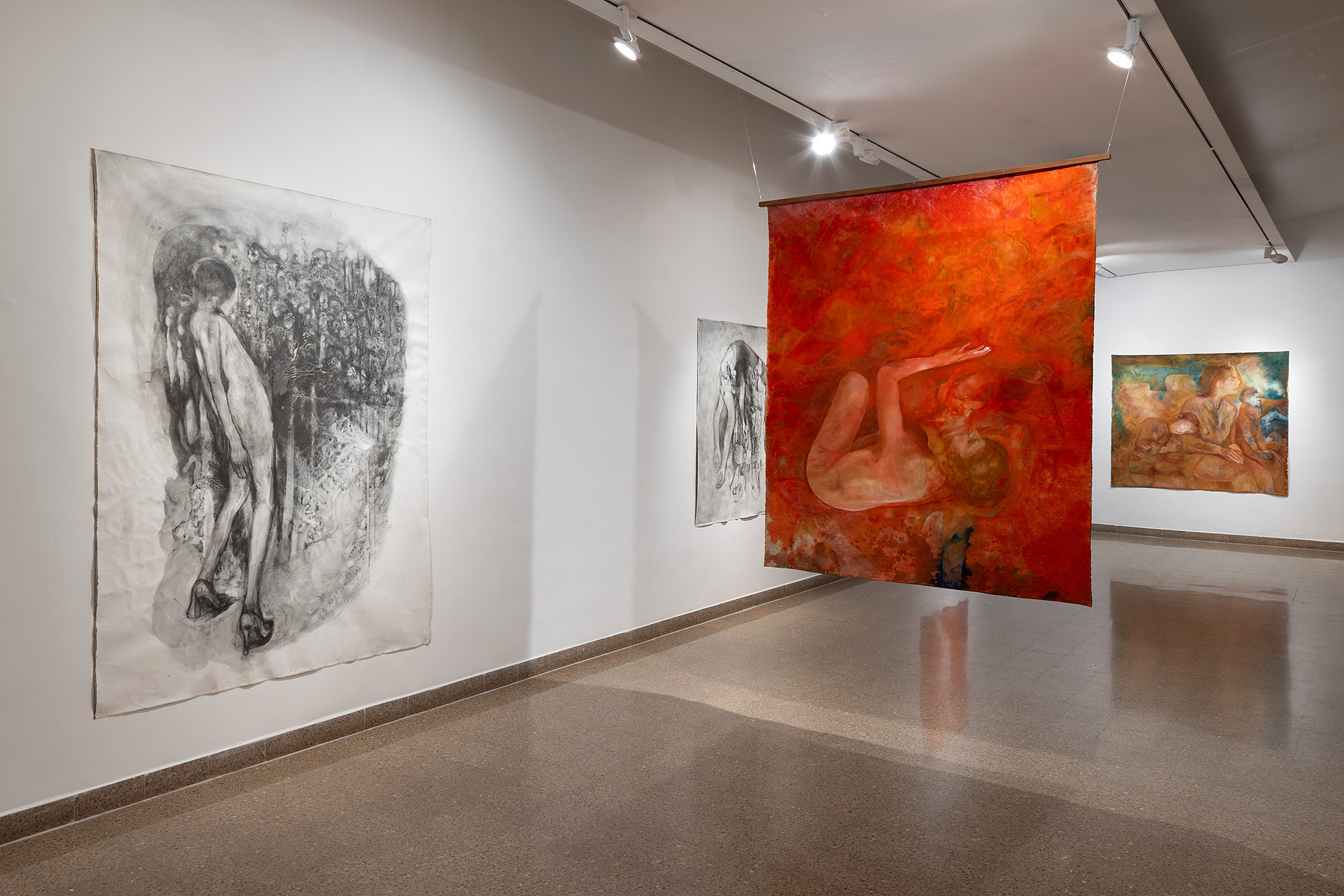 Maya Bloch, 'Fate May At Times Seem Abstract' - installation view, 2023, Jerusalem Artists House, photo by Elad Sarig