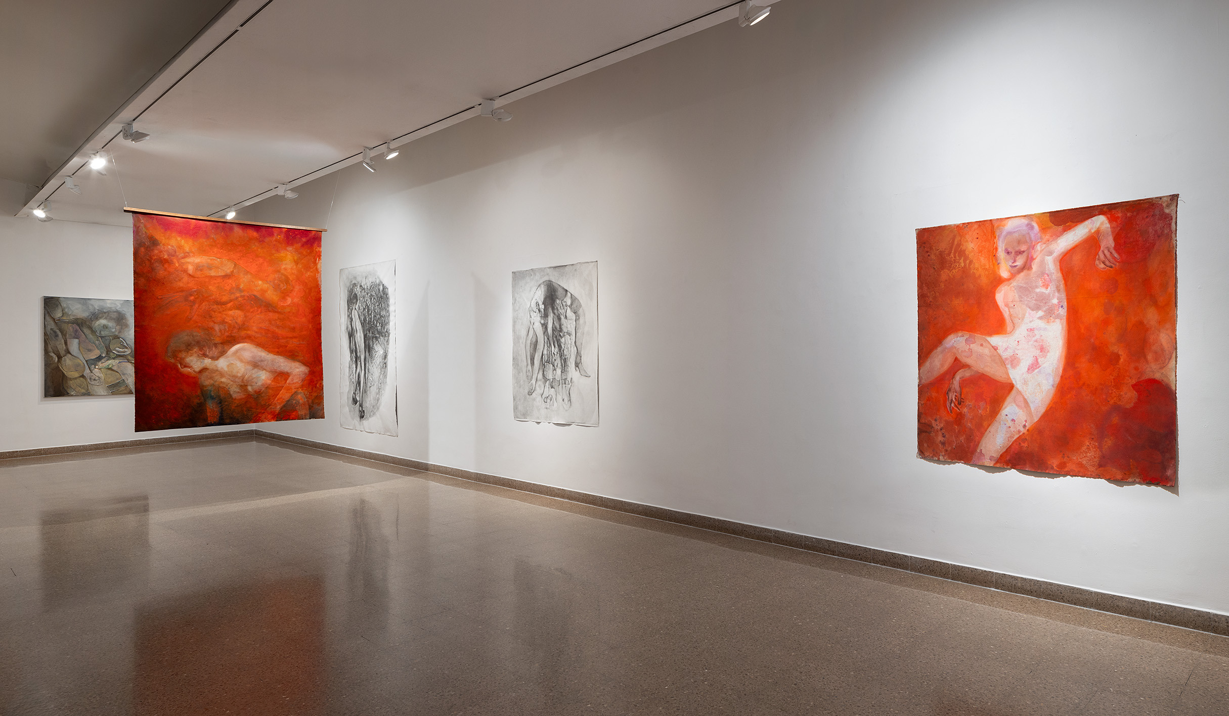 Maya Bloch, 'Fate May At Times Seem Abstract' - installation view, 2023, Jerusalem Artists House, photo by Elad Sarig