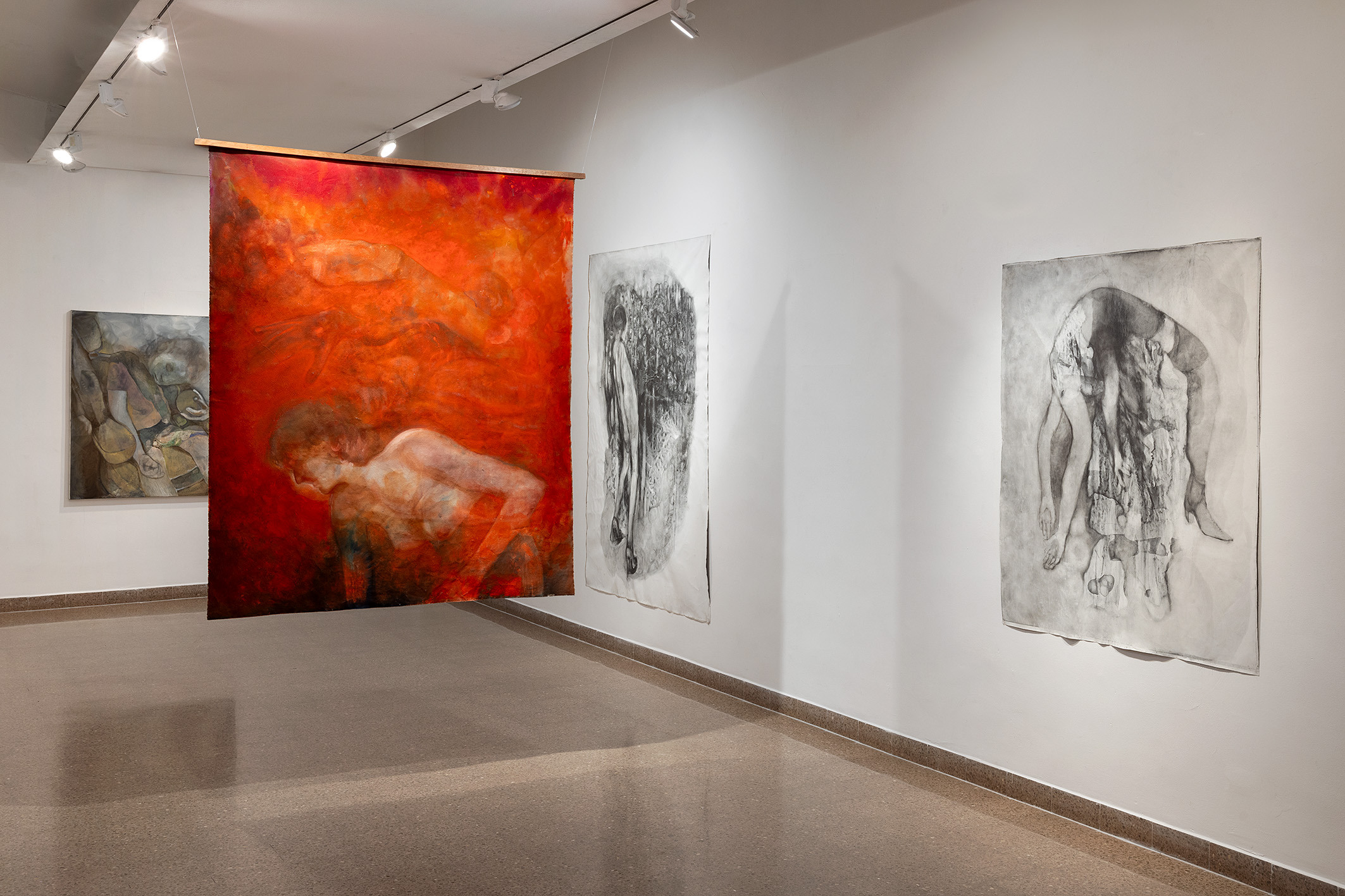 Maya Bloch, 'Fate May At Times Seem Abstract' - installation view, 2023, Jerusalem Artists House, photo by Elad Sarig