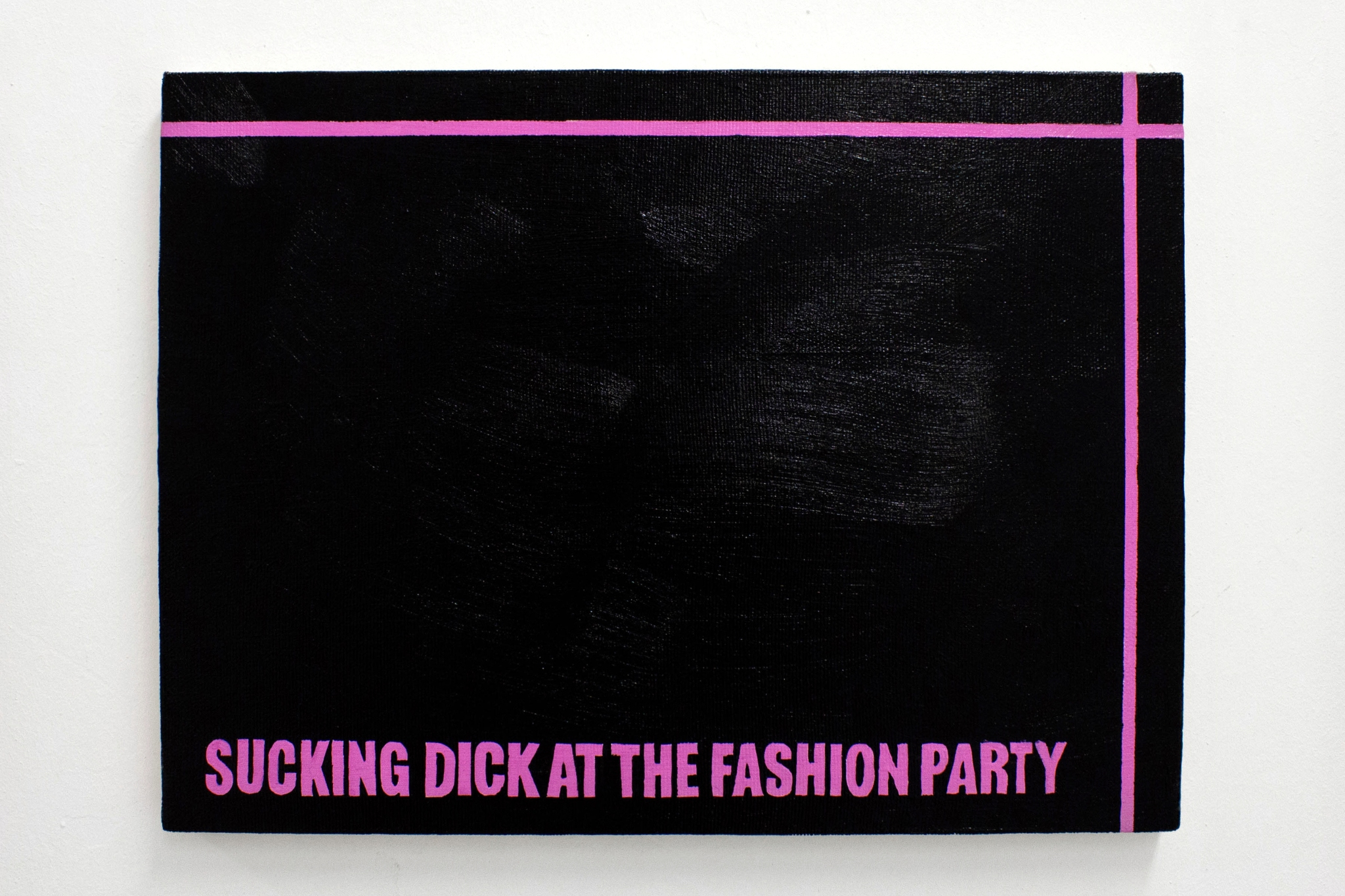 Bora Akinciturk, Fashion Party, 2023, acrylic and acrylic gel on canvas, 40 x 30 cm